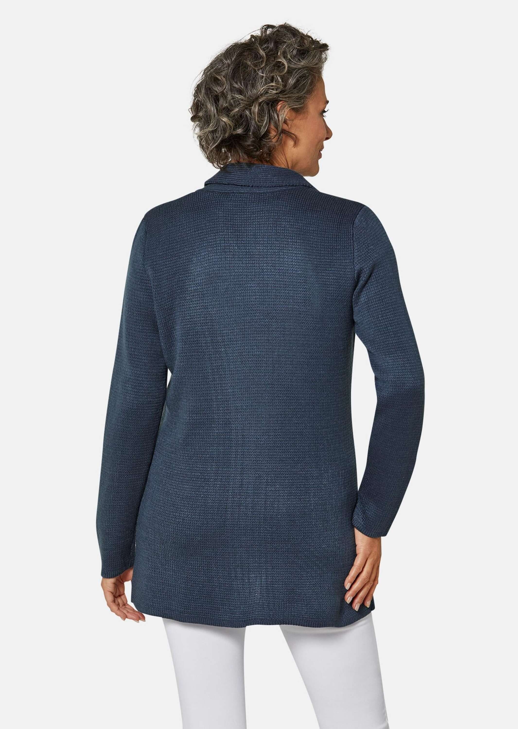 GOLDNER Strickjacke »Strickjacke Kuschelweiche Strickjacke in kaschierender Länge«