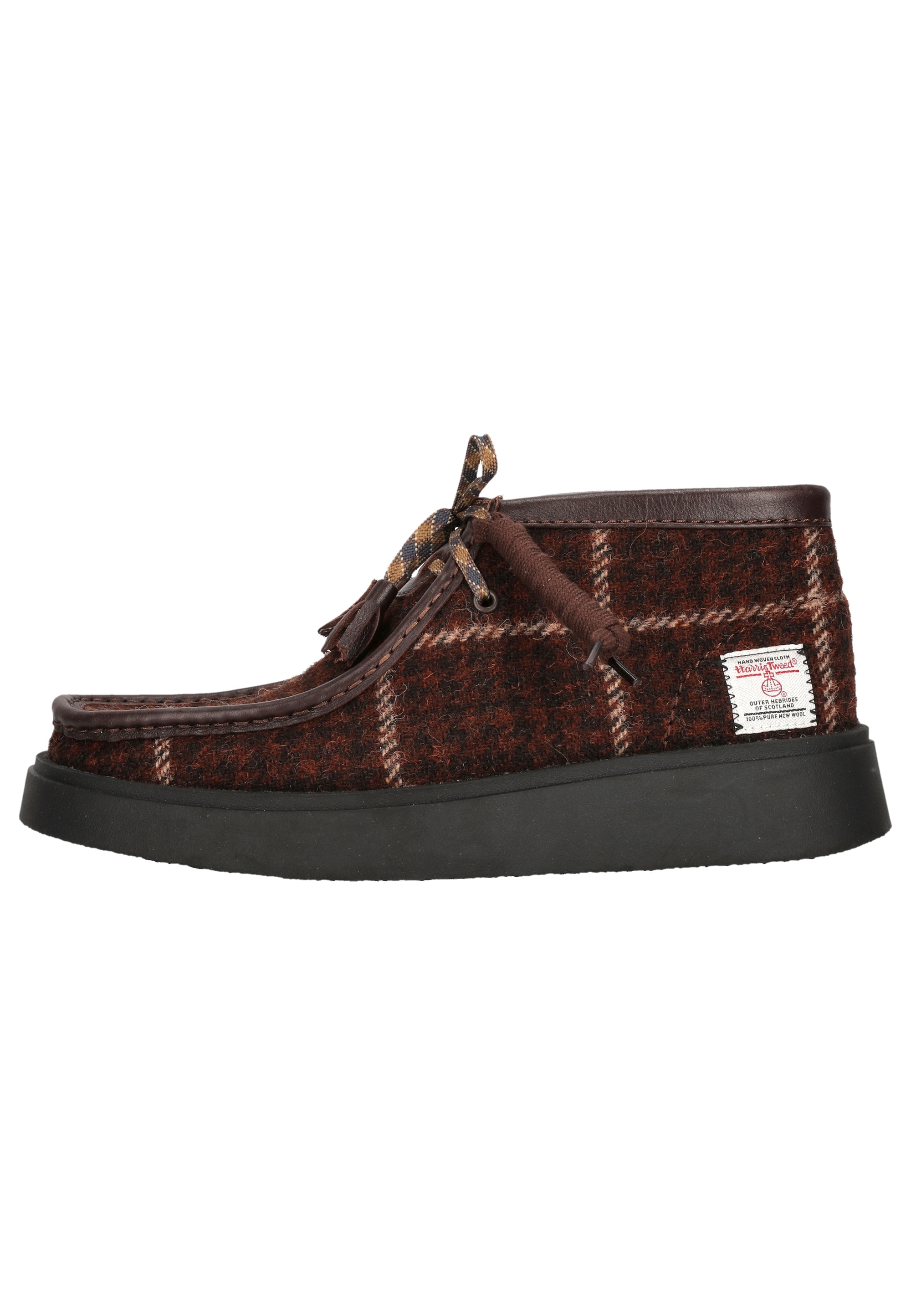 Clarks Schnürschuh »Torview«, mit handgefertigtem Harris-Tweed