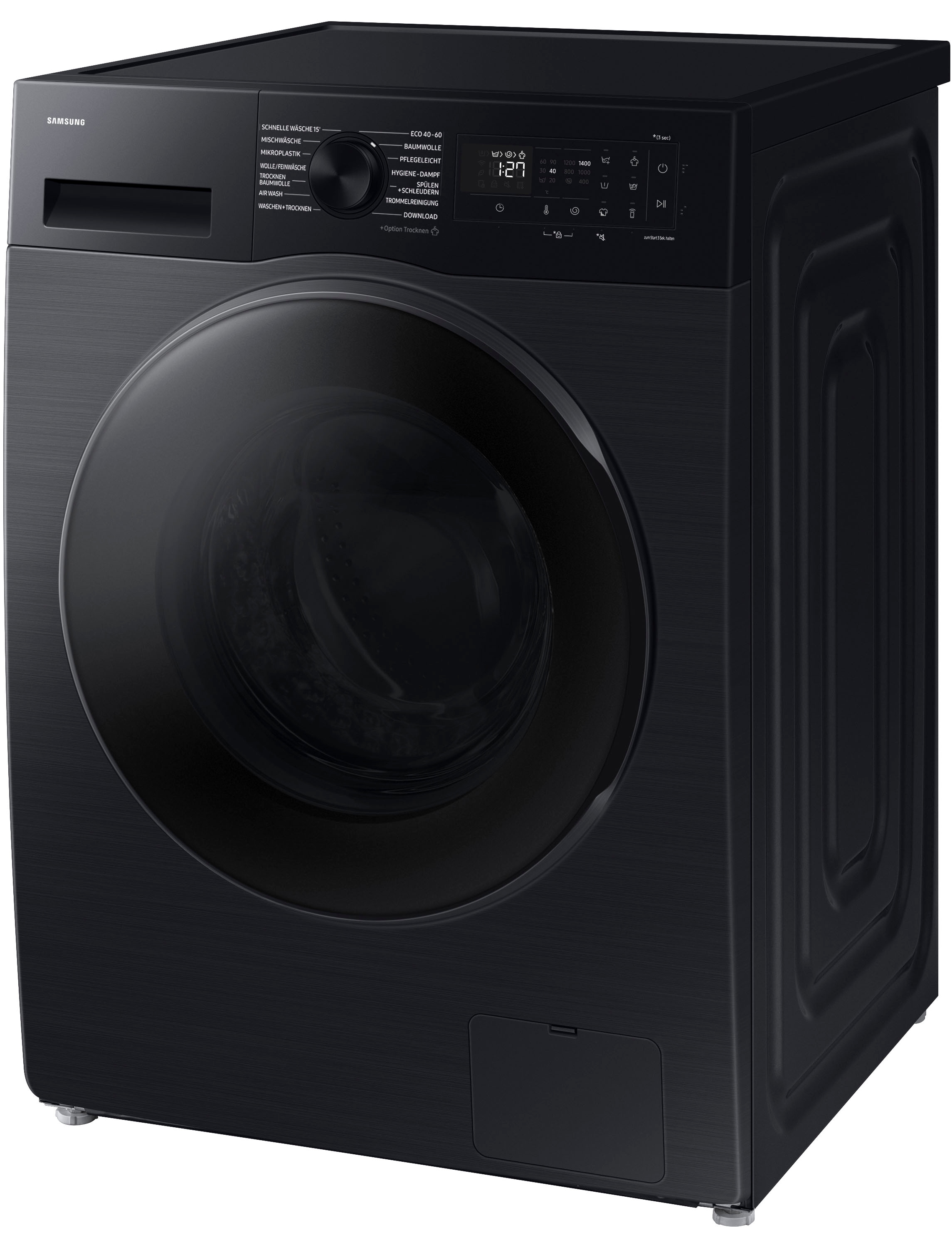 Samsung Waschtrockner »WD9EDG5B15BBEG«, WD5000D, Hygiene - Dampfprogramm