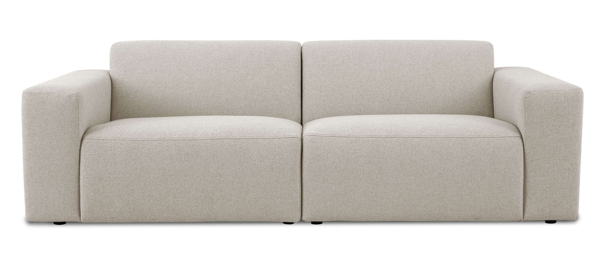 INOSIGN 3-Sitzer »Koa, 228 cm, Modulsofa in Webstoff, Cord«, Designsofa, weicher Lounge-Sitzkomfort, Welleunterfederung, bodentief