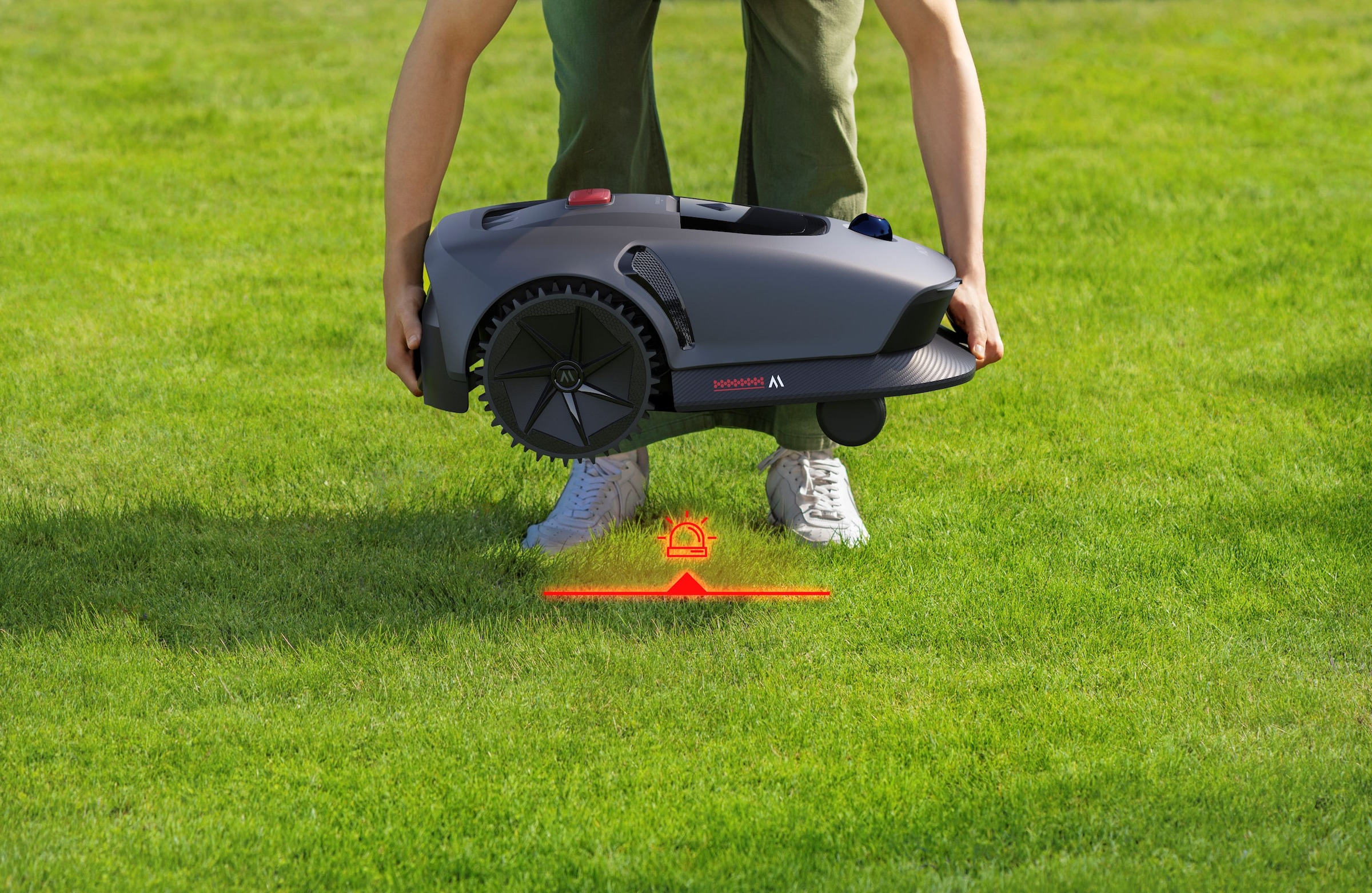 Mova Rasenmähroboter »»MOVA 600 Kit« inkl. 5.Ah Zusatz-Akku & Ersatzklingen« mit Ladestation, 5.Ah Zusatz-Akku und Ersatzklingen,   längere Laufzeit & reduzierte Ladezyklen durch 5.Ah. Zusatz-Akku