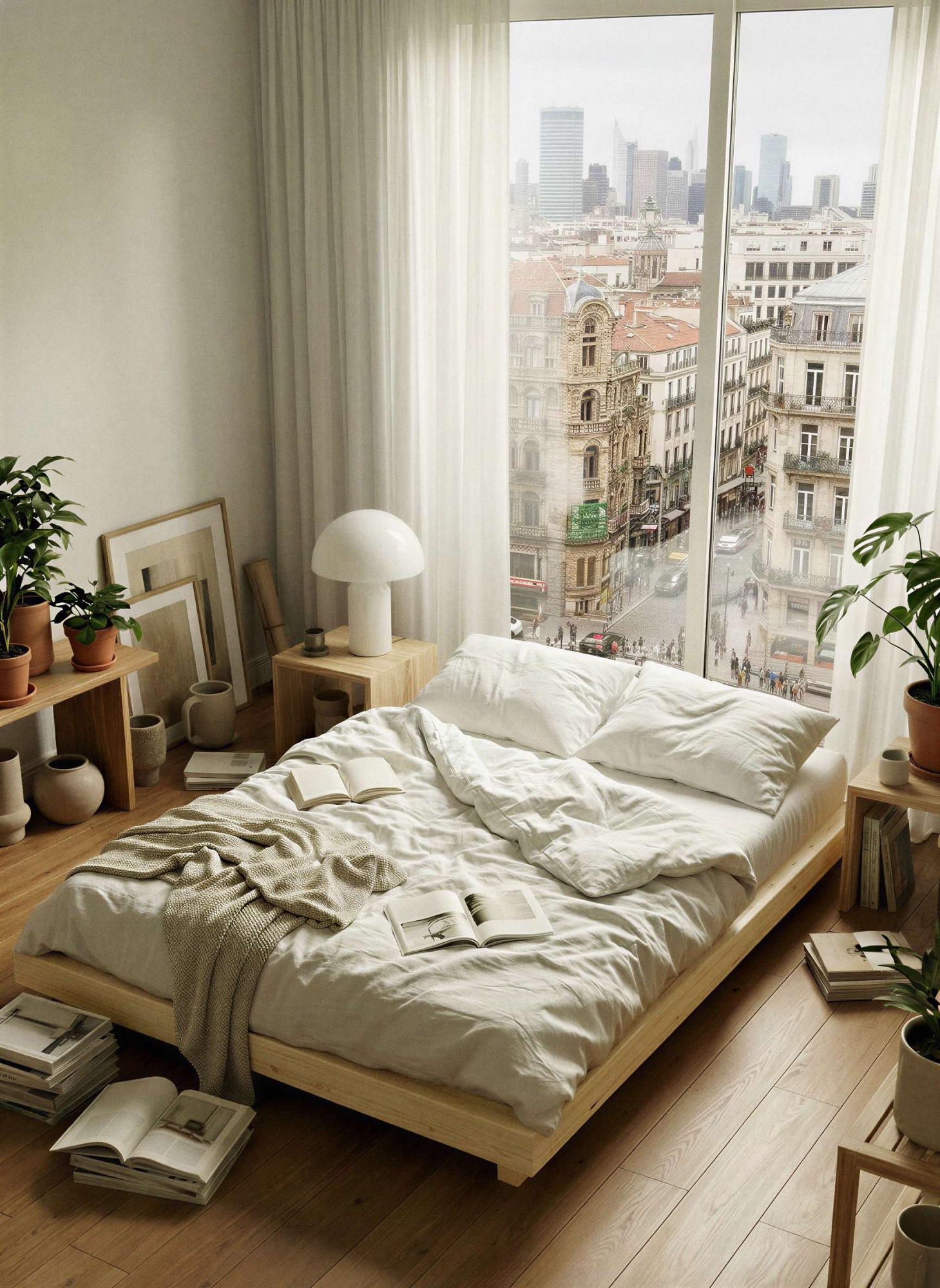 Karup Design Bettgestell »FSC® Massivholz Futonbett, excl. Matratze, mit Lattenrost« Minimalistisches Design, ein zeitloser Klassiker für moderne Räume