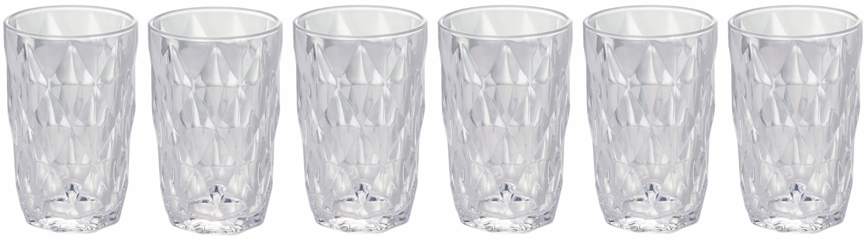 Villa d'Este Gläser-Set »Reinassance Transparent«, (Set, 6 tlg.), Wassergläser-Set,... kaufen