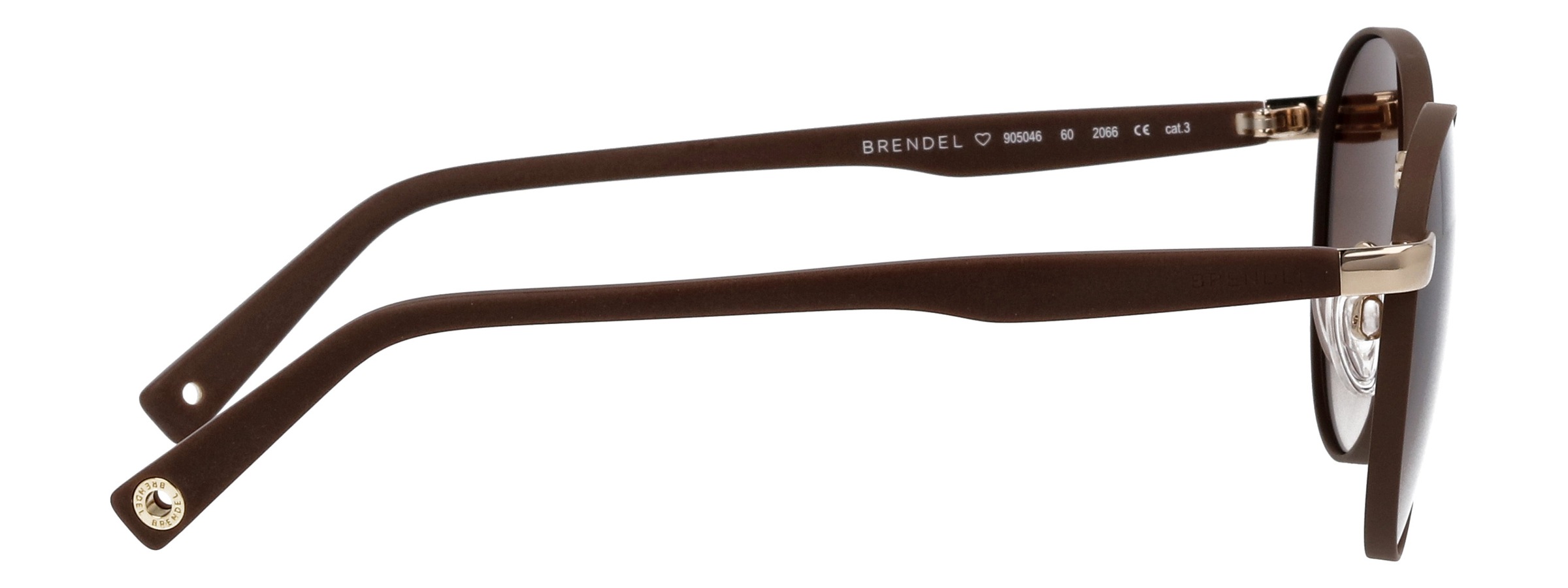 Brendel Eyewear Round Sunglasses Chocolate 6