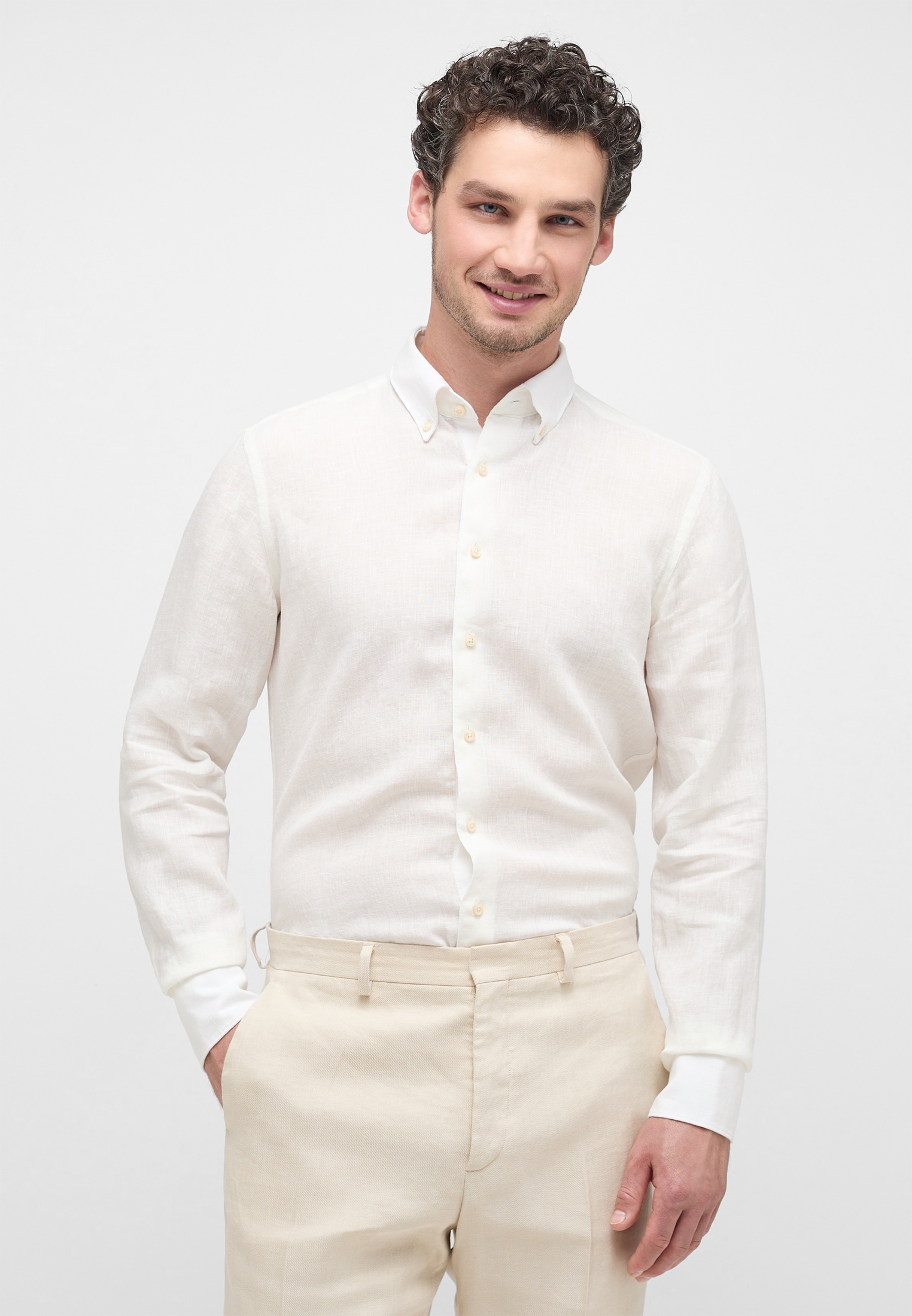 Eterna Langarmhemd "SLIM FIT", EASY IRON (bügelleicht) günstig online kaufen