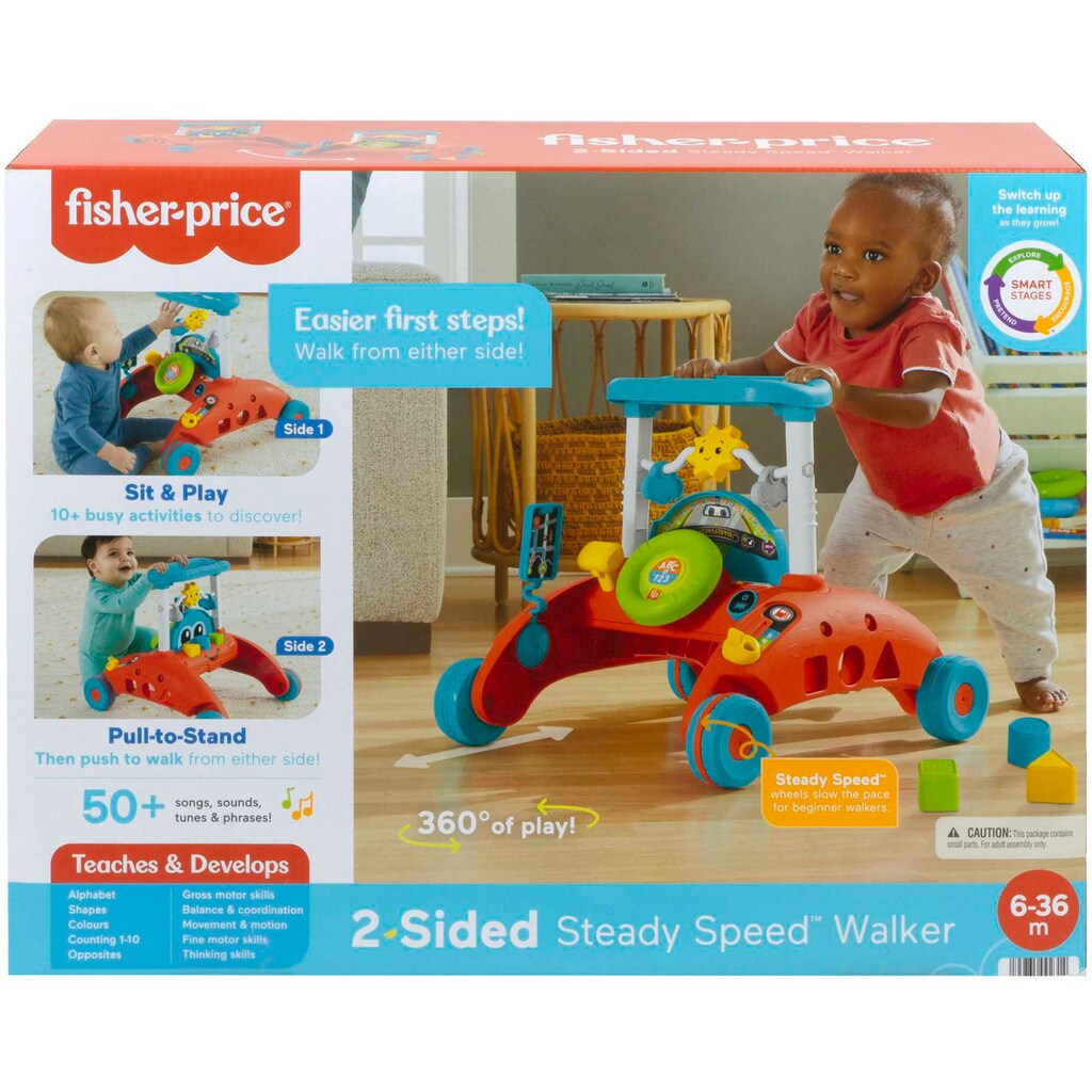 Fisher-Price® Lauflernhilfe »2-Seiten Auto-Lauflern-Wagen«