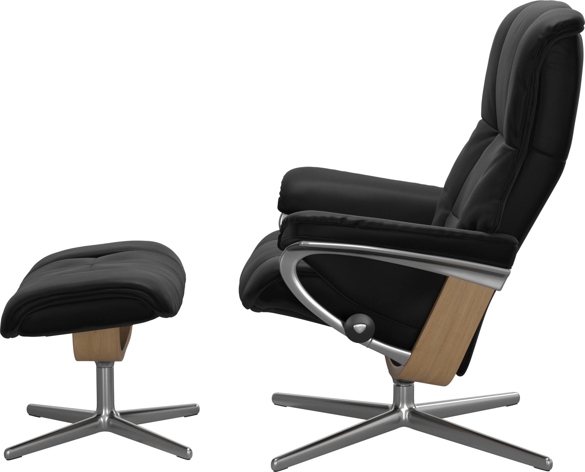 Stressless® Relaxsessel »Mayfair«, mit Cross Base, Größe S, M & L, Holzakzent Eiche