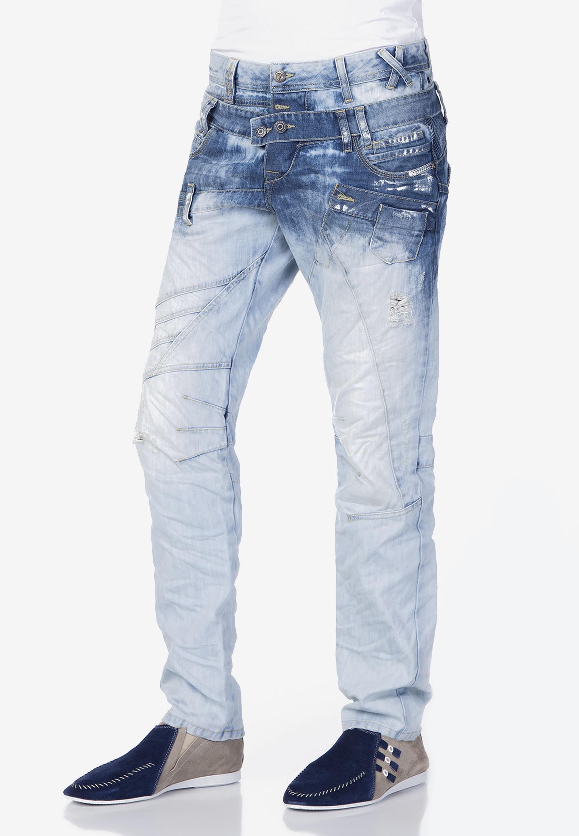 Cipo & Baxx Bequeme Jeans, mit tollen Details in Straight Fit