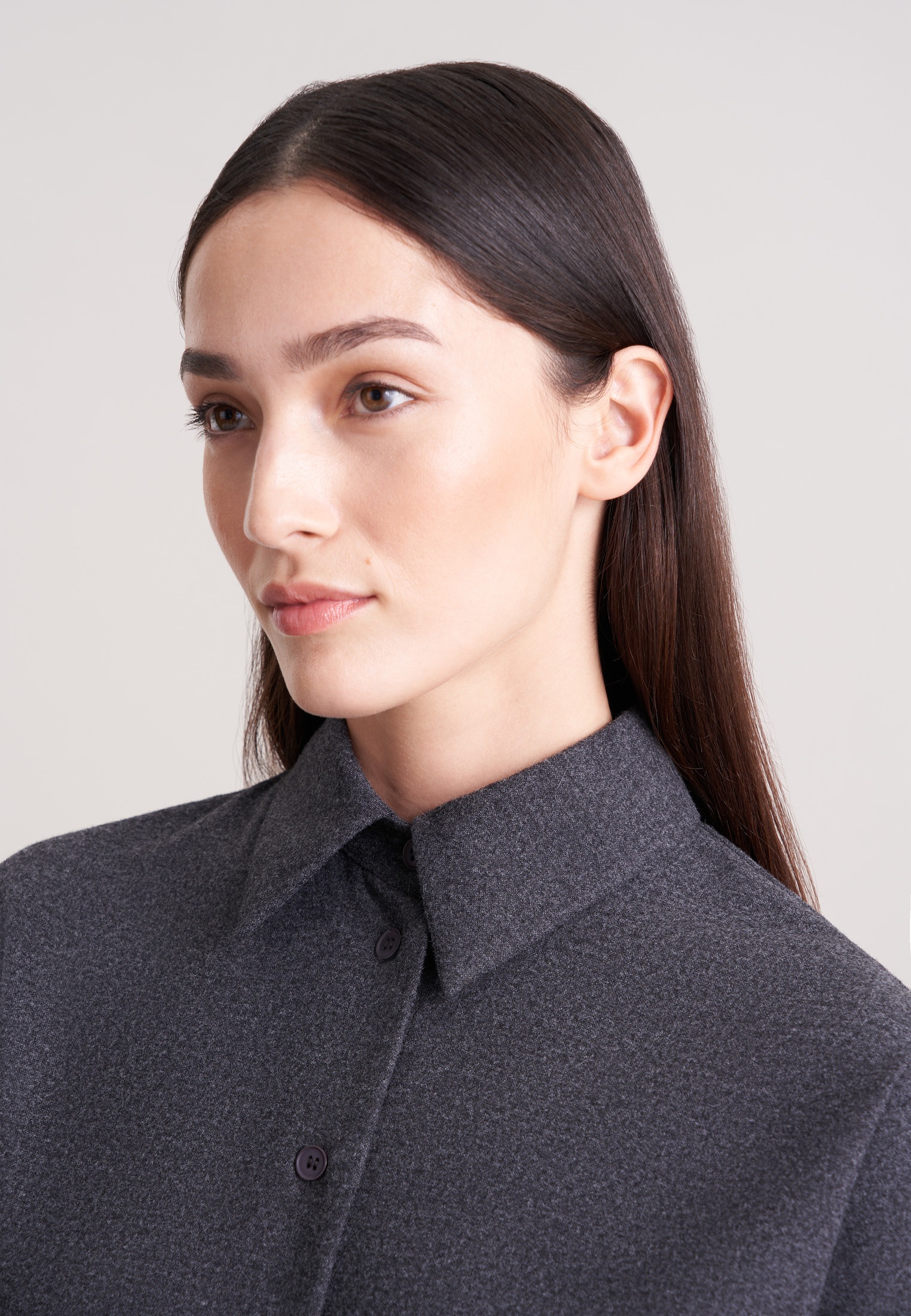 seidensticker Outdoorbluse 1/1 Kragen Flanell