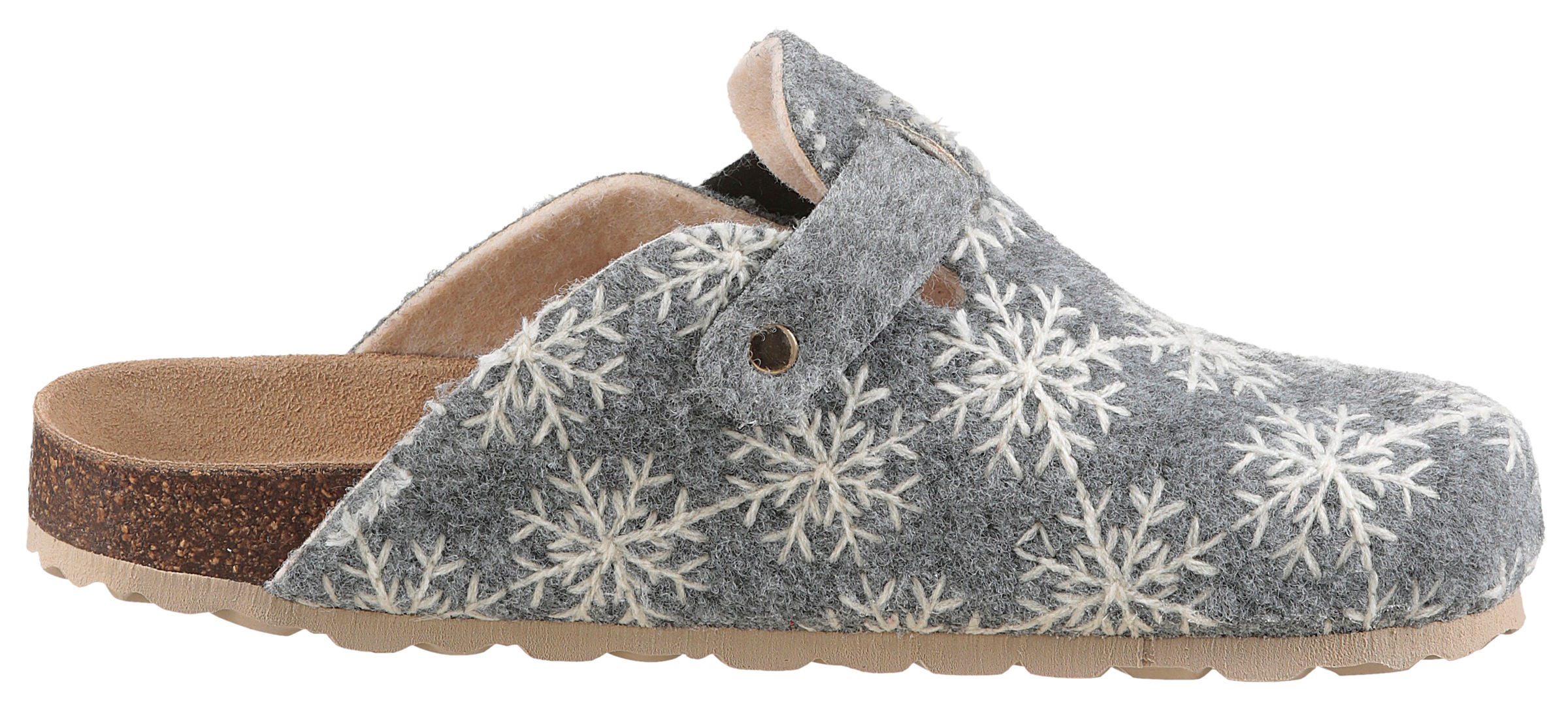 Aniston SHOES Clog, Clog, Hausschuh, Homeslipper, verstellbare Schnalle - NEUE KOLLEKTION