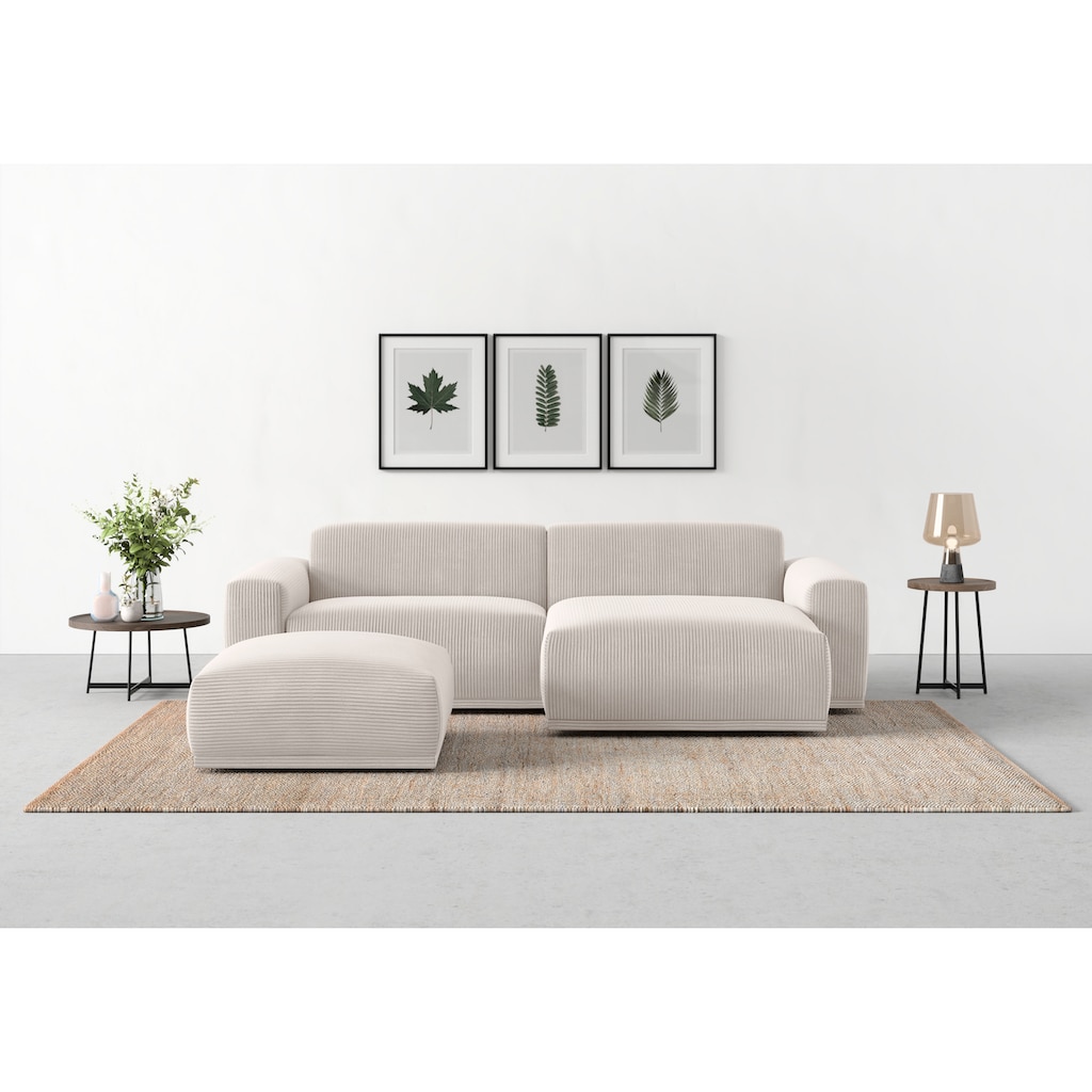 TRENDMANUFAKTUR Ecksofa »Braga«, (2 St.)