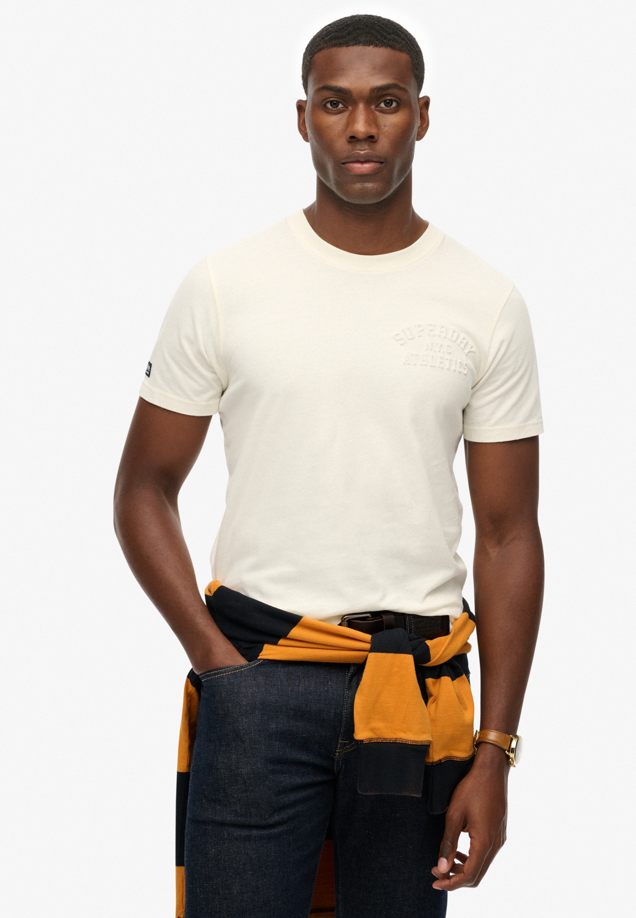 Superdry Rundhalsshirt "ATHLETIC EMBOSS RELAXED TEE" günstig online kaufen