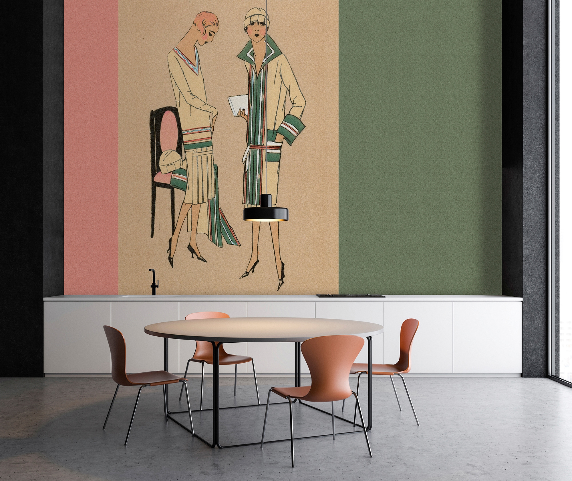 living walls Fototapete »Walls by Patel Parisienne«, Vlies, Wand