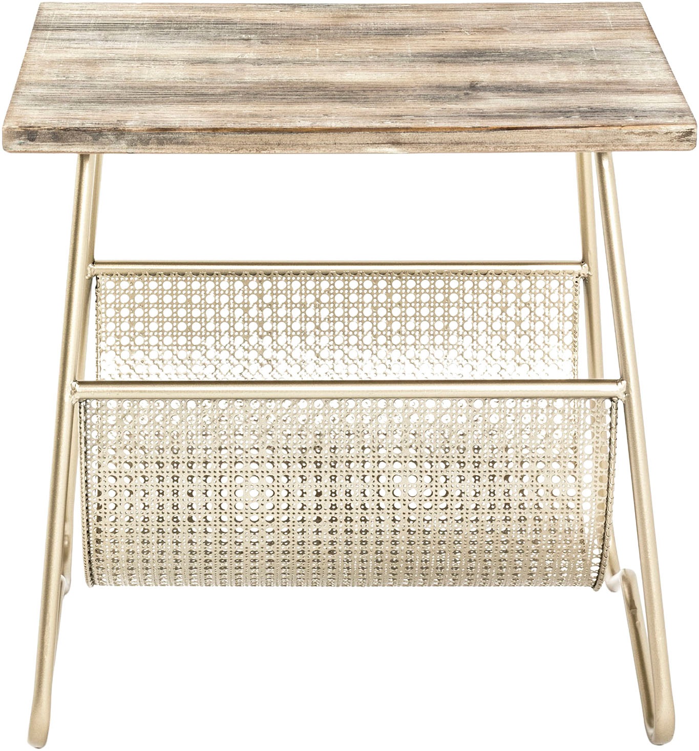 HAKU Beistelltisch »Sofatisch, Wohnzimmertisch« 1 Stk. tlg. rechteckig - aus Metall Gold B/T/H 50/40/51 cm