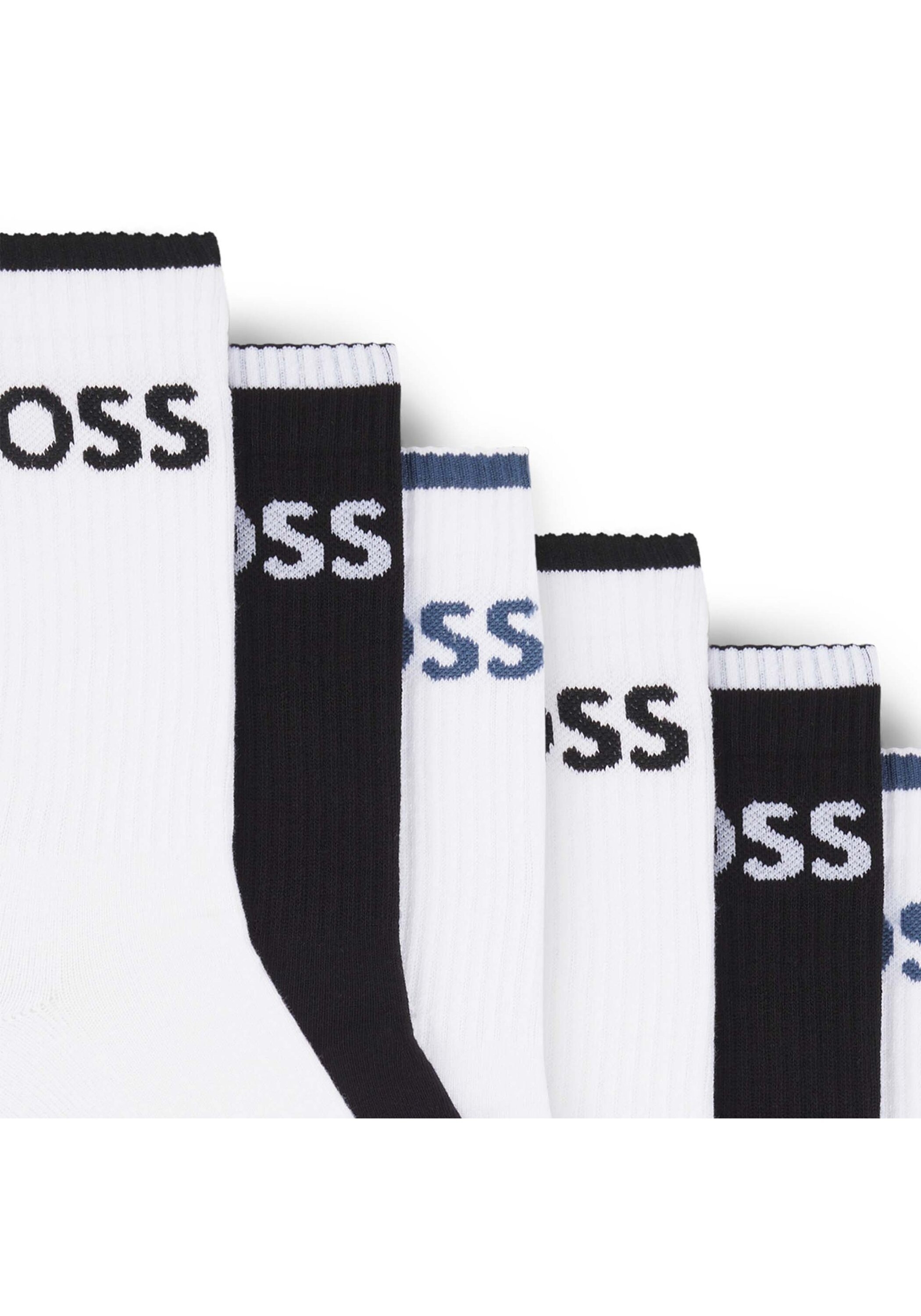 BOSS Kurzsocken »Socken 6P QS Stripe CC 6er Pack«