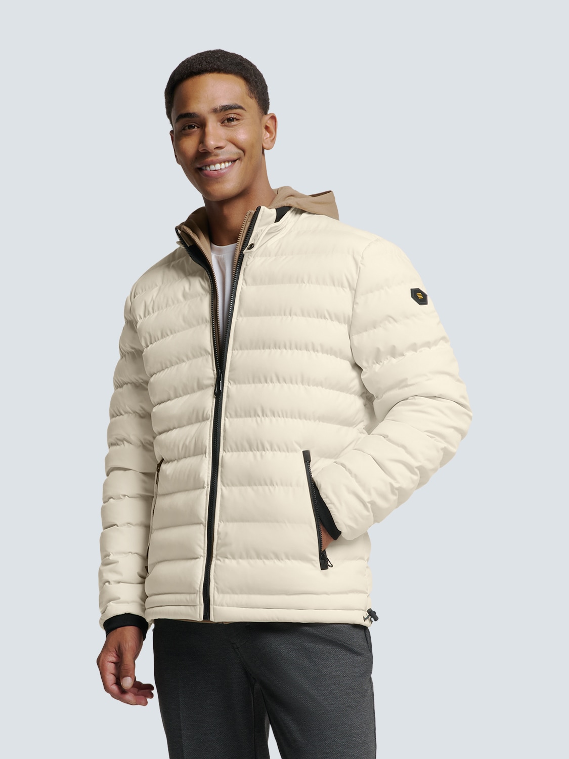 NO EXCESS Leichtdaunenjacke "No Excess Leichte Steppjacke mit sportlichem Look"