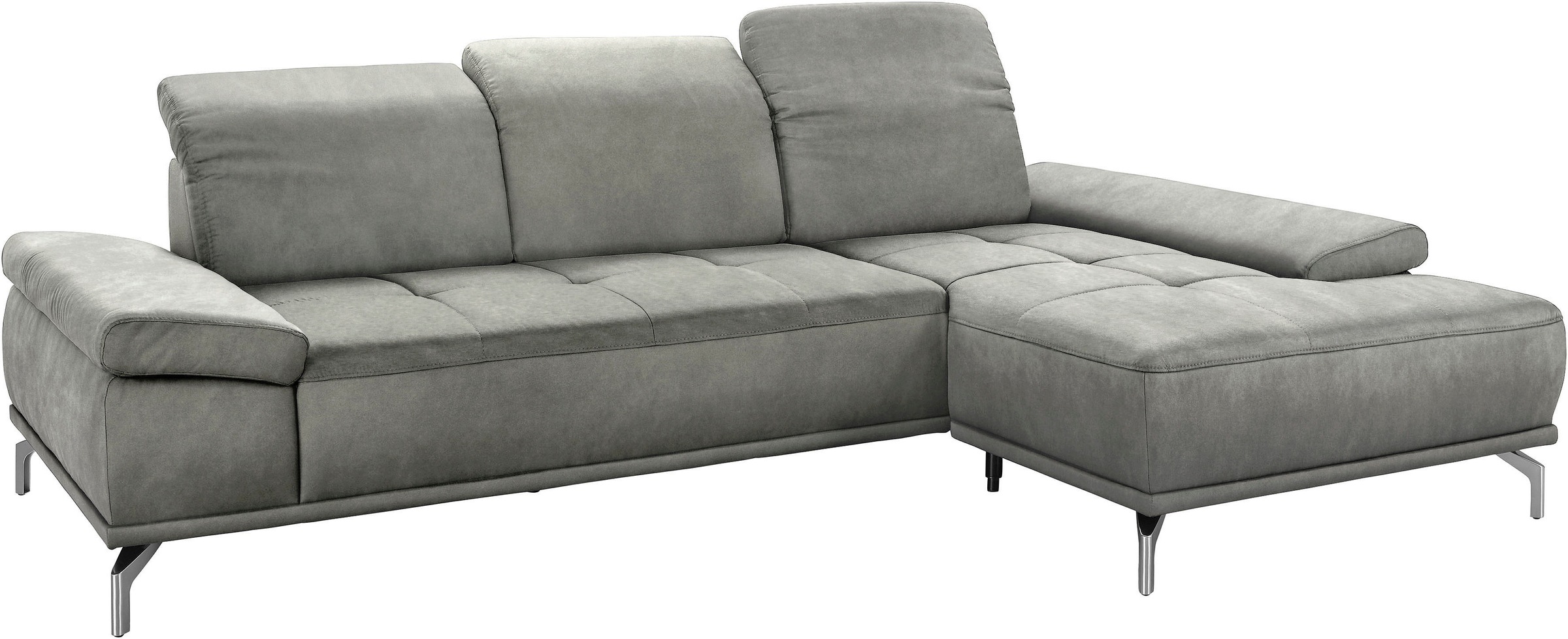 Home affaire Ecksofa "Caluna" Inkl.Sitztiefenverstellung, wahlweise mit Kop günstig online kaufen