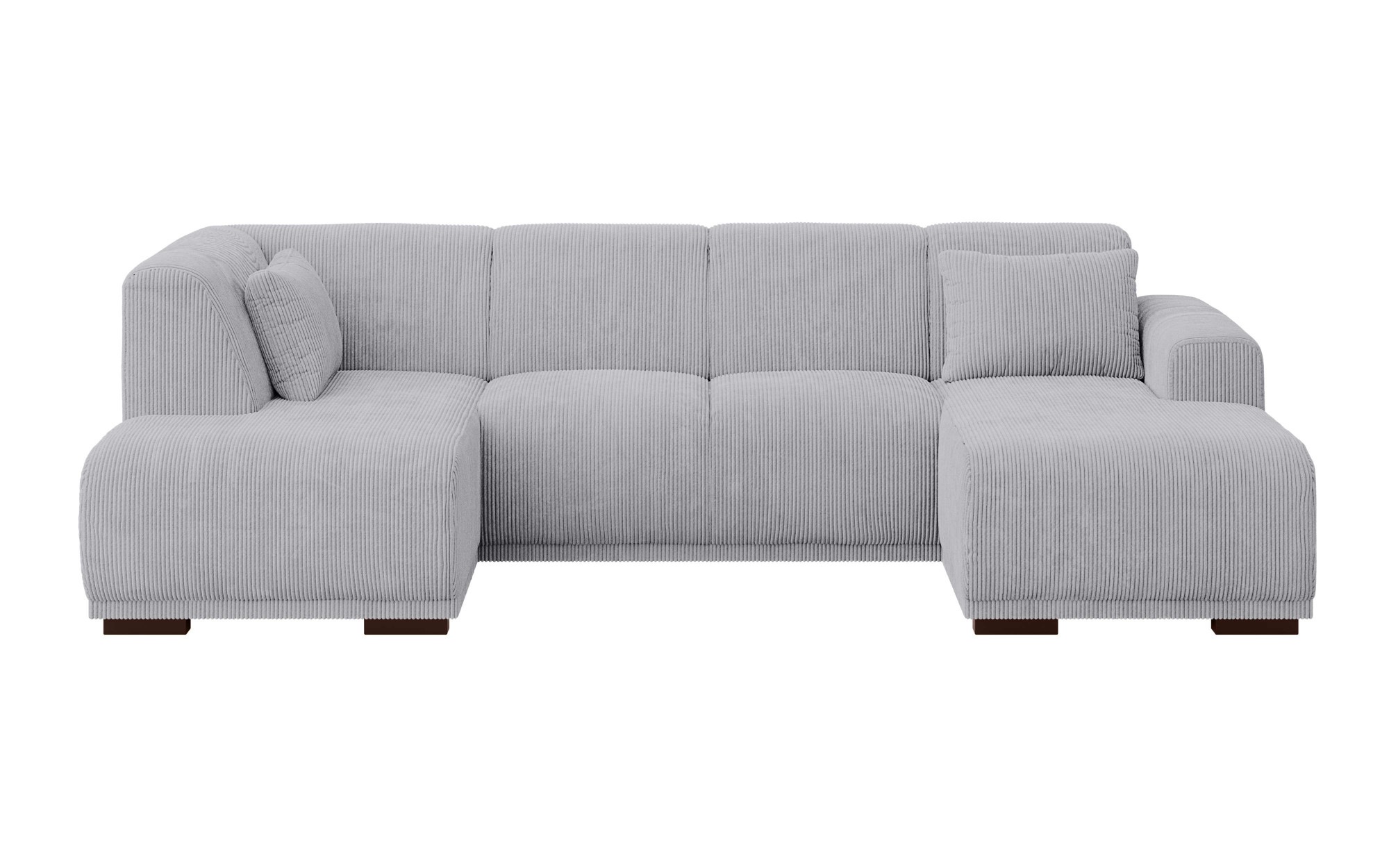 Home affaire Wohnlandschaft »BORNHOLM U-Form mit Recamiere rechts/links, B/T/H: 300/162/85 cm« U-Form mit Wellenunterfederung, Recamiere rechts oder links bestellbar