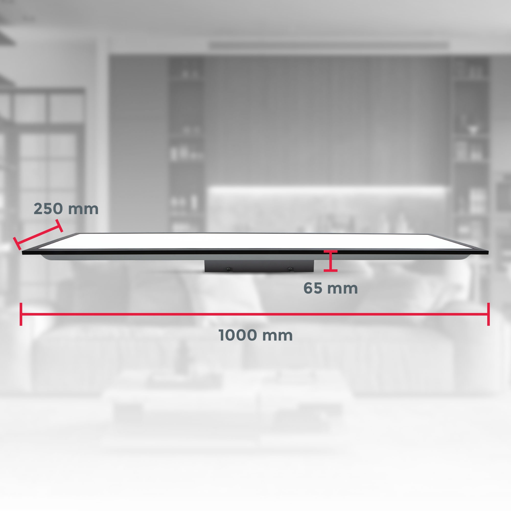 B.K.Licht LED Leuchten-Set, 3-teilig: LED-Deckenleuchte + LED-Tischleuchte und LED Stehleuchte