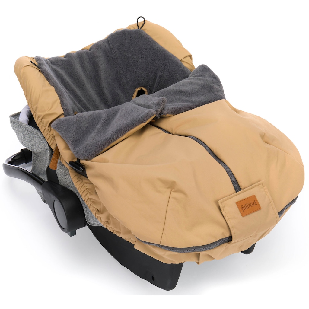 Fillikid Fußsack »Sella Elite, Winterfußsack, cappuccino«