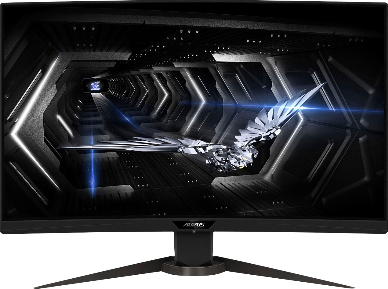 Gigabyte Gaming-Monitor »AORUS CV27Q«, 68,6 cm/27 Zoll, 2560 x 1440 px, QHD, 1 ms Reaktionszeit, 165 Hz, Neigbarkeit -20°C ~ +20°C