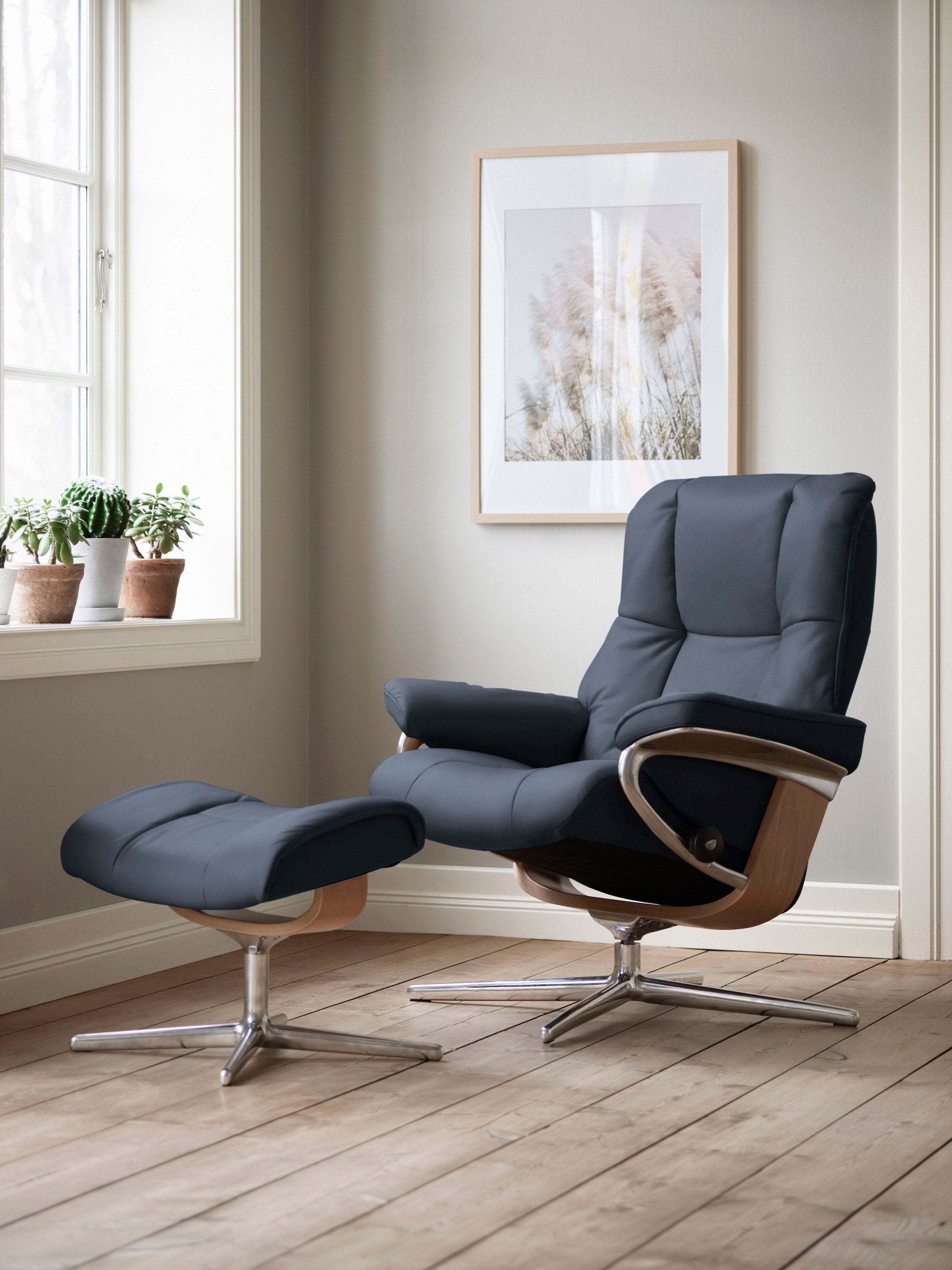 Stressless "Mayfair" mit Cross Base, Größe S, M & L, Holzakzent Eiche günstig online kaufen