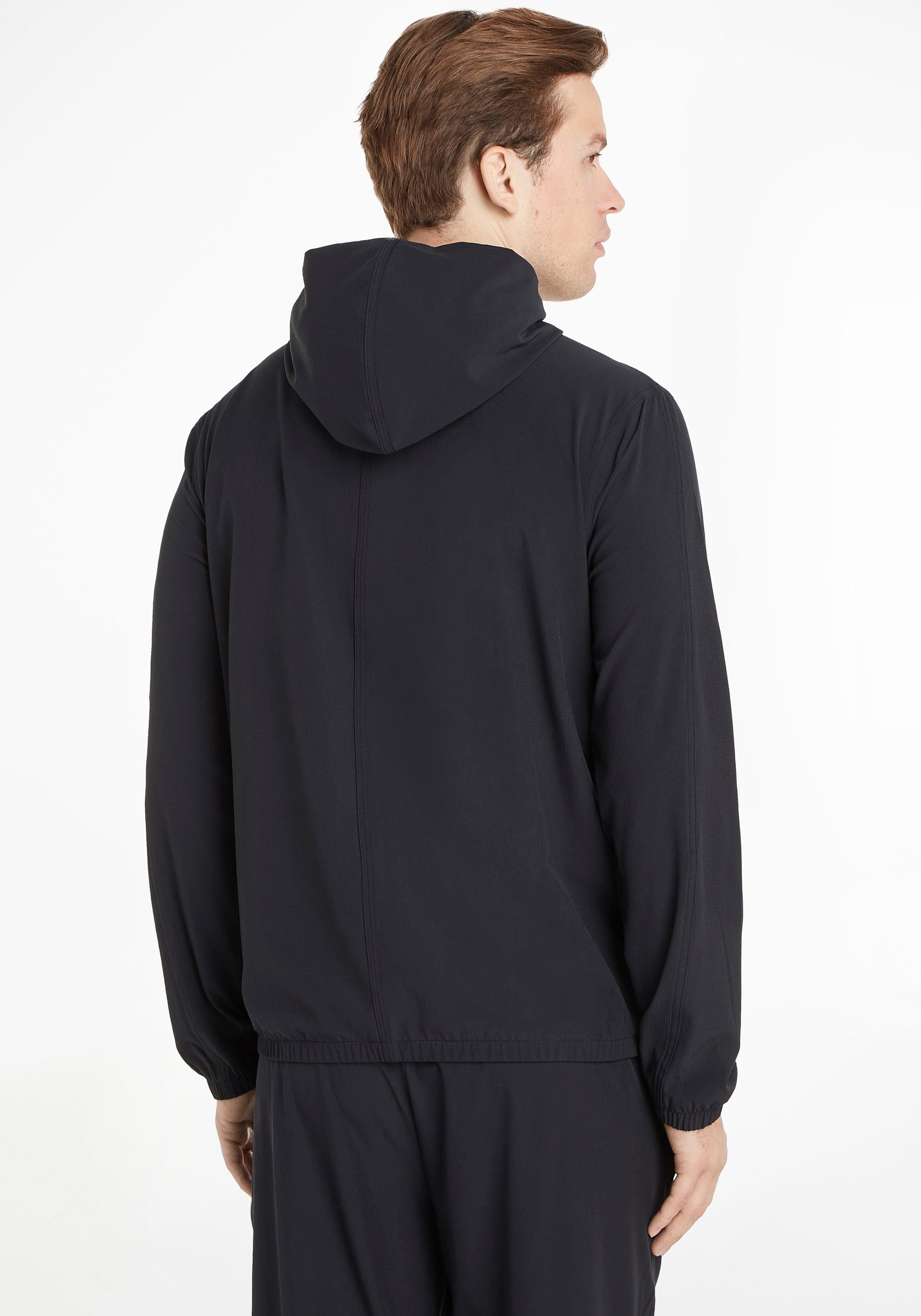 Calvin Klein Sport Outdoorjacke, mit Kapuze, mit Kapuze und Eingrifftaschen