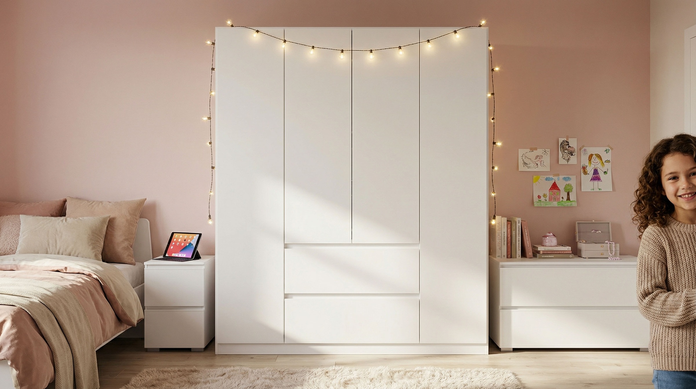 rauch Nachtkommode »Nachttisch Nachtkonsole Nachtschrank MAINZ« Breite 40 cm,  zwei praktische und geräumige Schubladen MADE IN GERMANY