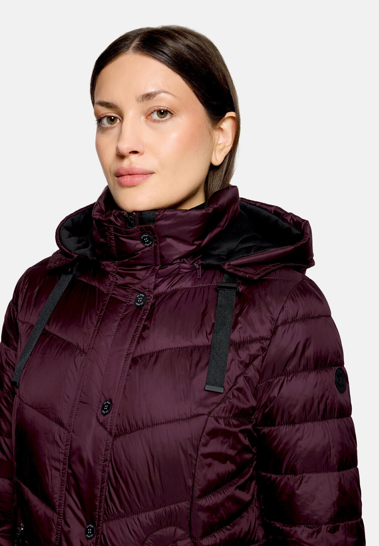 Gil Bret Winterjacke »Damen Kunstdaune« mit Kapuze