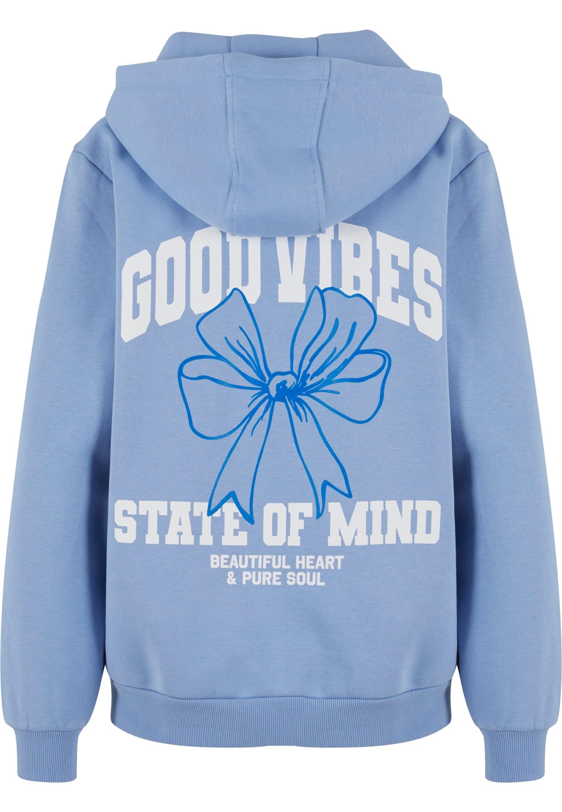 Miss Tee Kapuzenpullover "Miss Tee Good Vibes Bow Ladies Fluffy Hoody" günstig online kaufen