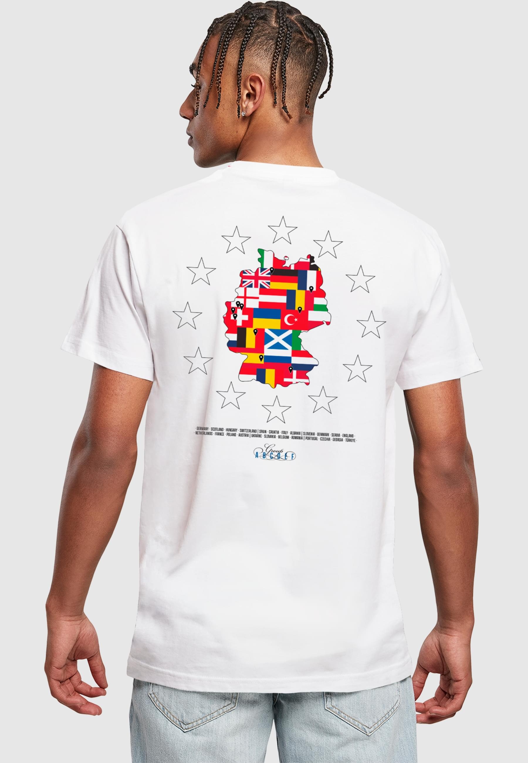 MisterTee T-Shirt »MisterTee Euro Map Tee«, (1 tlg.)