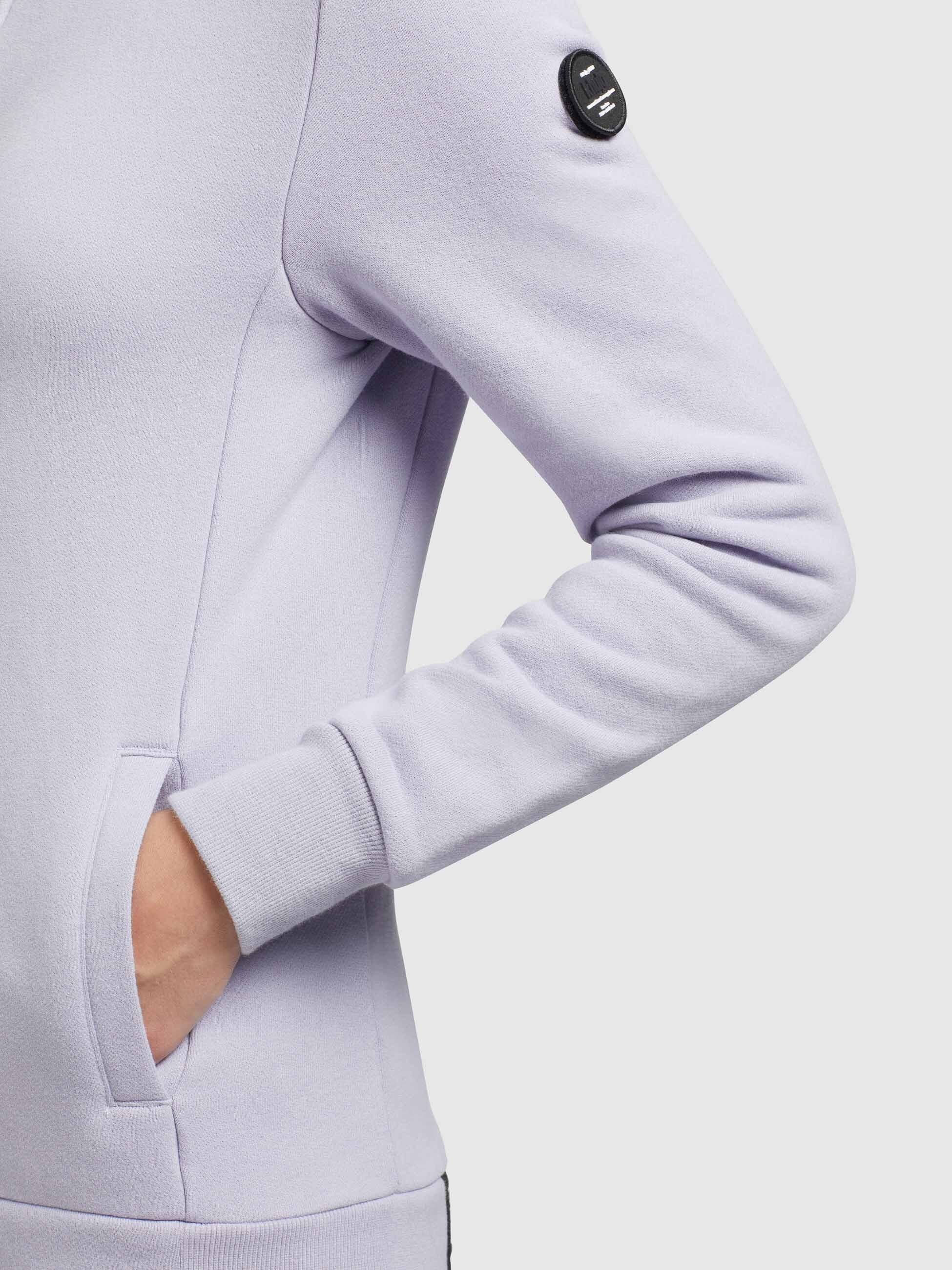 khujo Sweatjacke »TOSTA«, mit hoch schließendem Kragen und Kordelzug