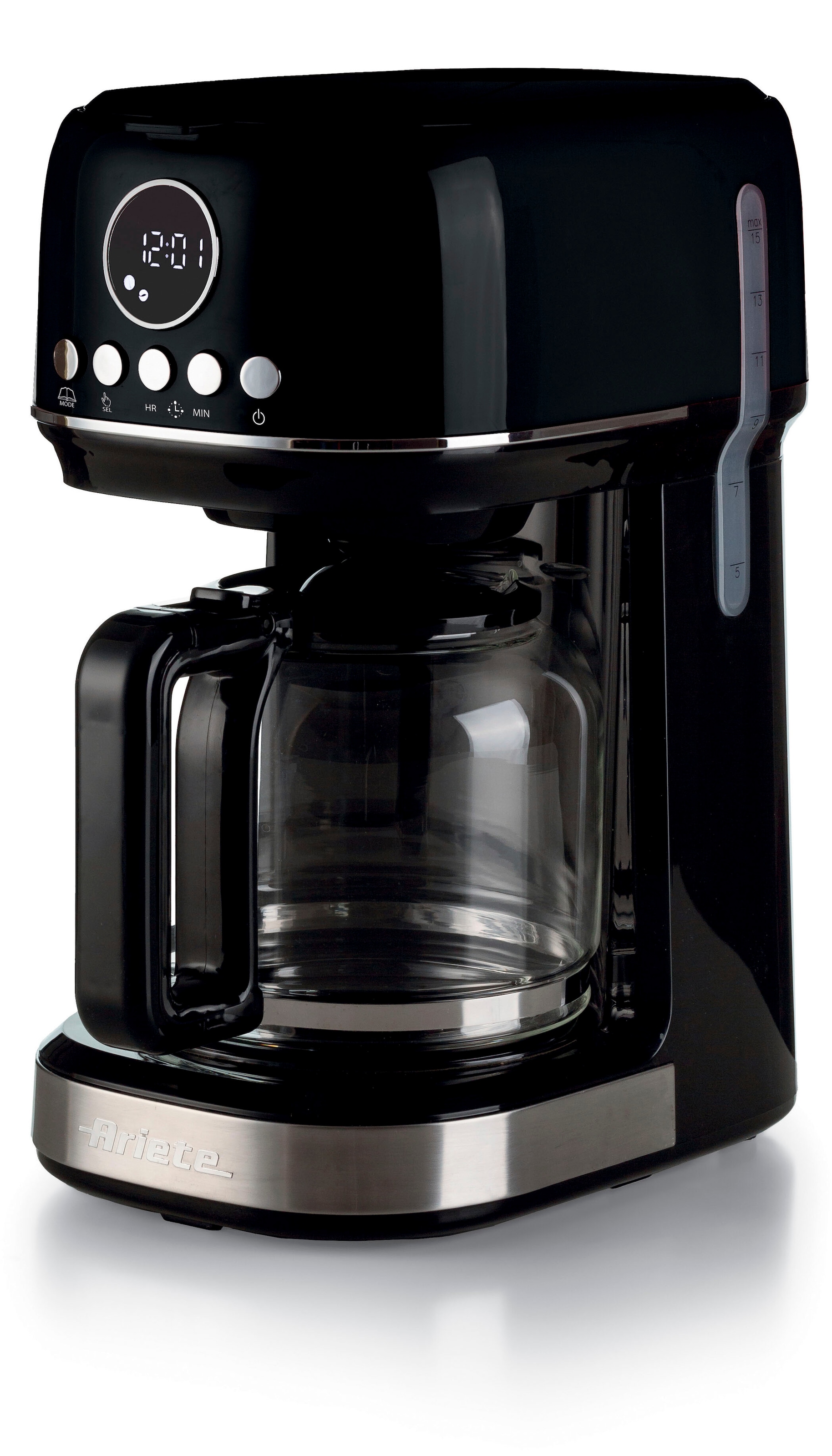 Filterkaffeemaschine »1396S Moderna schwarz, 1,5 L mit Timer und Warmhaltefunktion«,...