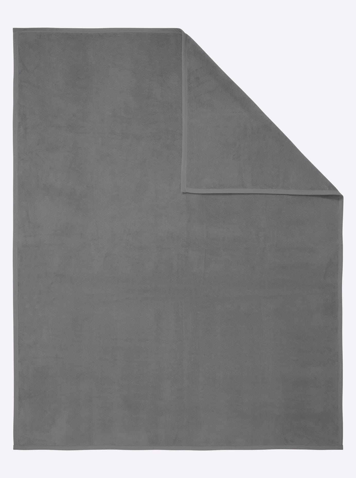 Wohndecke BIEDERLACK, B:150cm L:220cm, grau, 70% Baumwolle, 30% Polyacryl, Wohndecken