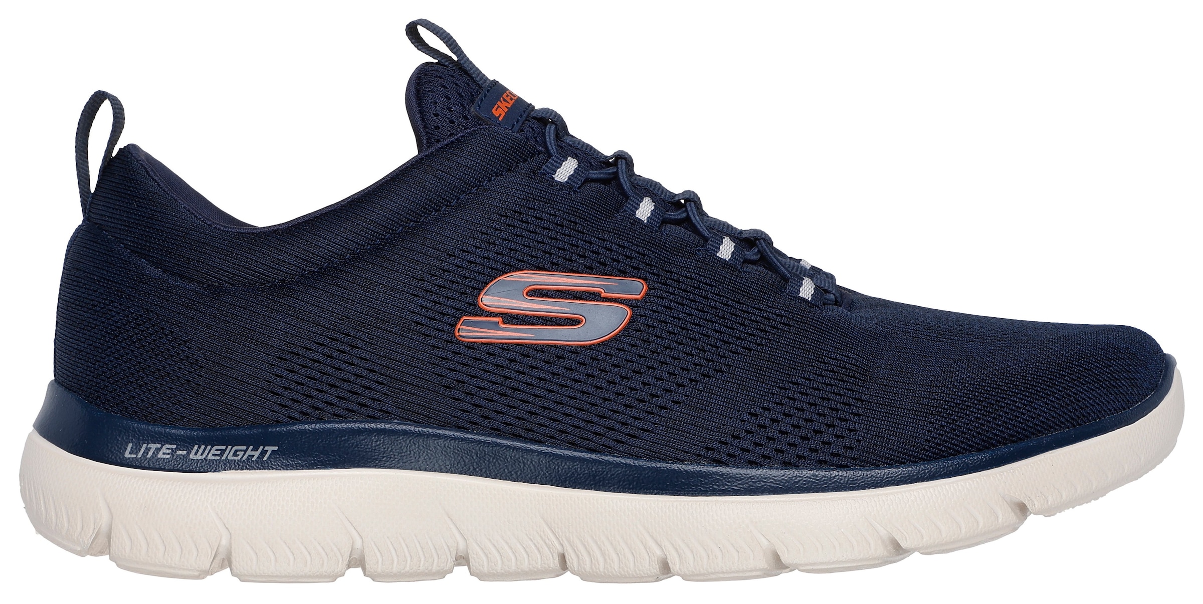 Skechers Slip-On Sneaker »SUMMITS«, Freizeitschuh, Slipper, Komfortschuh mit Gummizug zum Schlupfen