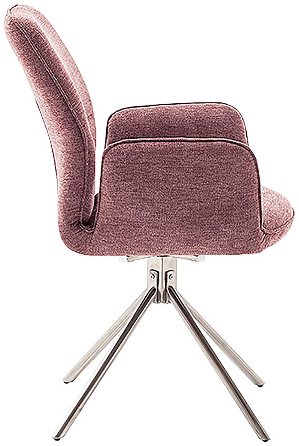 MCA furniture Esszimmerstuhl »GREYTON«, Chenille, (2er-Set), drehbar 180°, Belastbarkeit 120 kg, Sitzhöhe ca. 50 cm