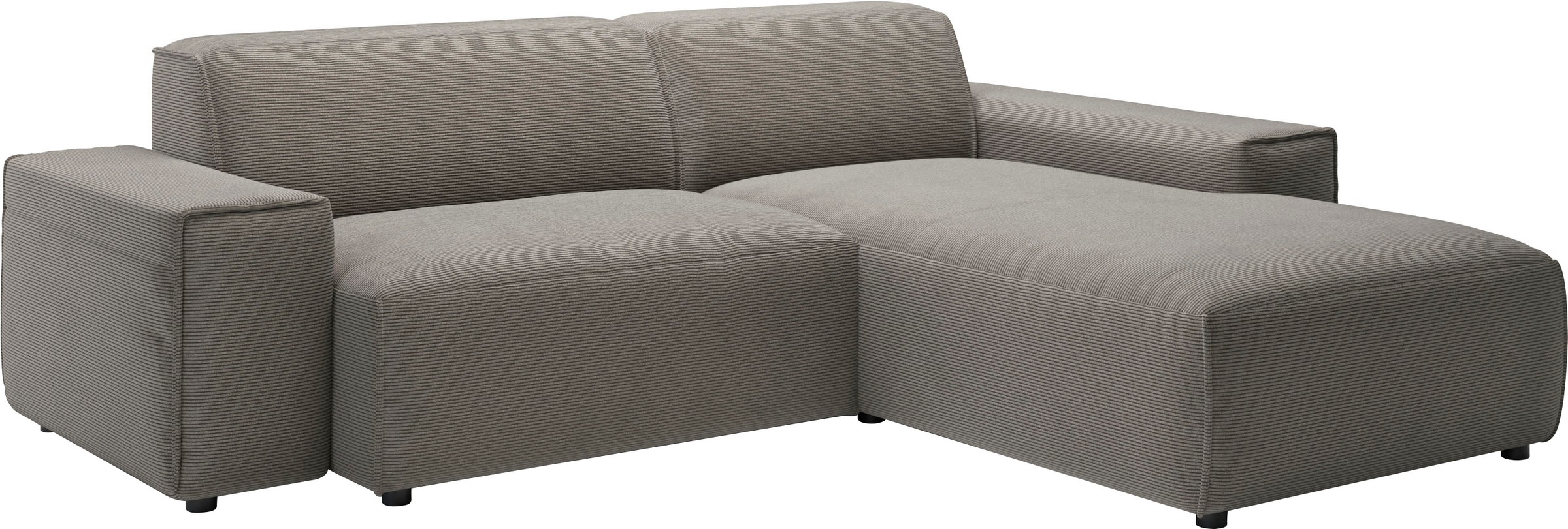andas Ecksofa »Glimminge L-Form auch in Breitcord, Feincord + Easy care-Bezug,«, Breite 234, Zierkissen