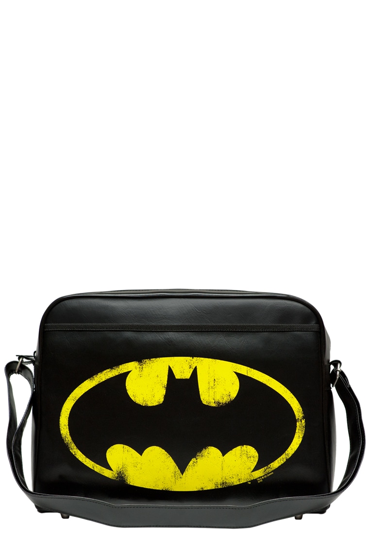 LOGOSHIRT Schultertasche »Batman - Logo«, mit coolem Batman-Logo