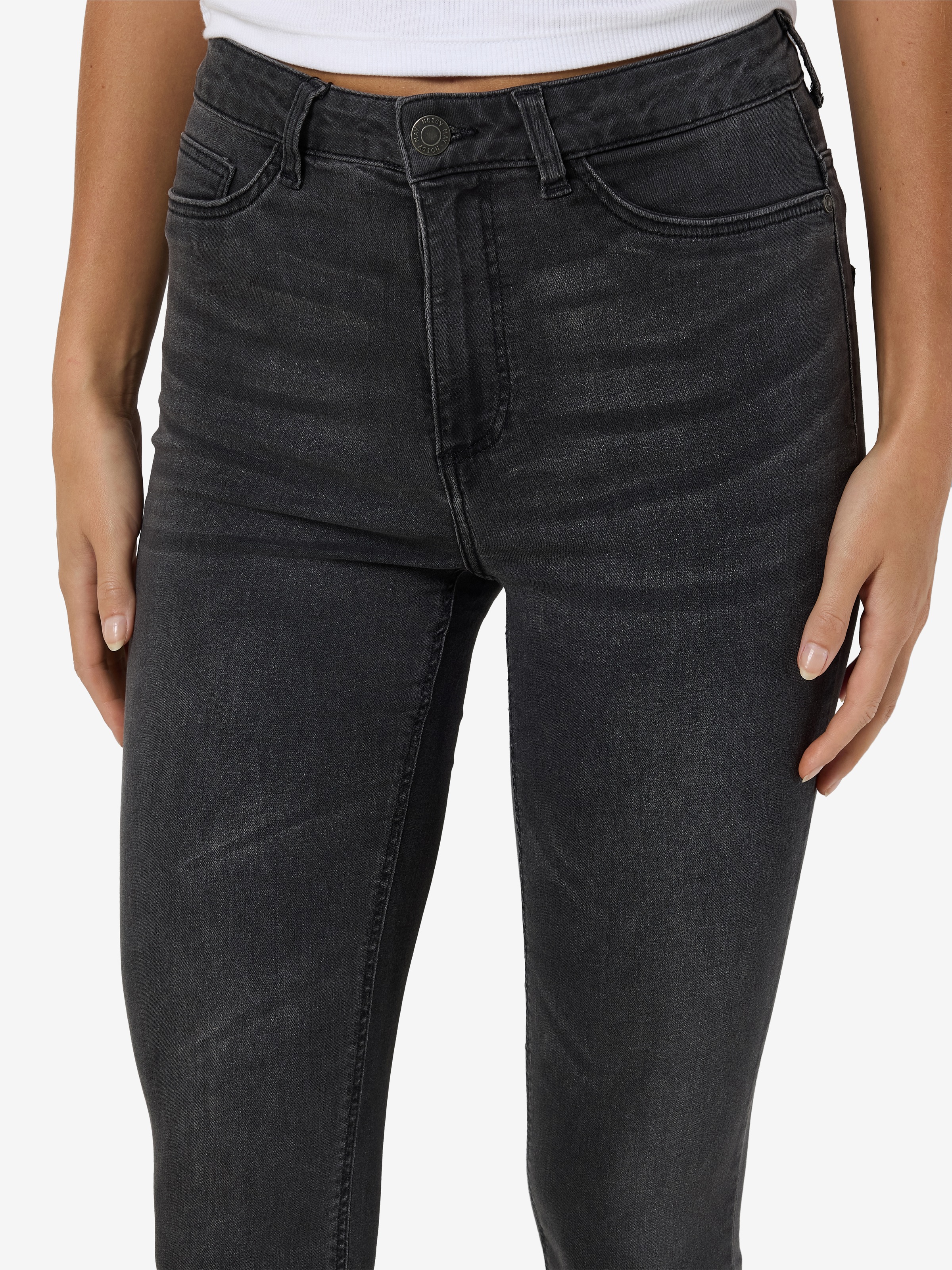 Noisy may Skinny-fit-Jeans "NMCALLIE HW SKINNY JEAN VI508MG FWD NOOS" günstig online kaufen
