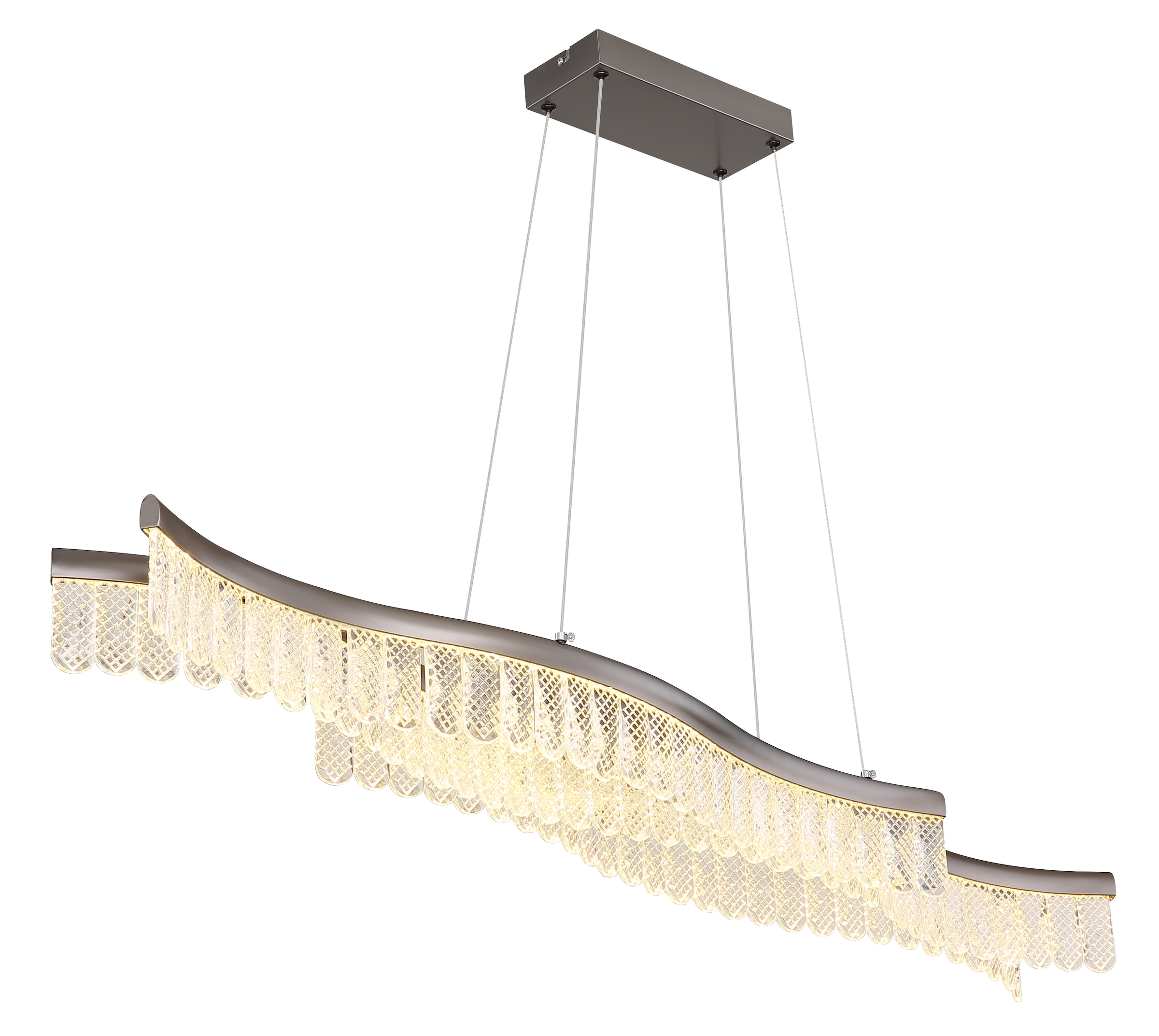 GLOBO LIGHTING LED Pendelleuchte »JULIET«, Leuchtmittel LED-Modul | LED fest integriert, Hängelampe/Hängeleuchte/Wohnzimmer/Esstisch/elegant