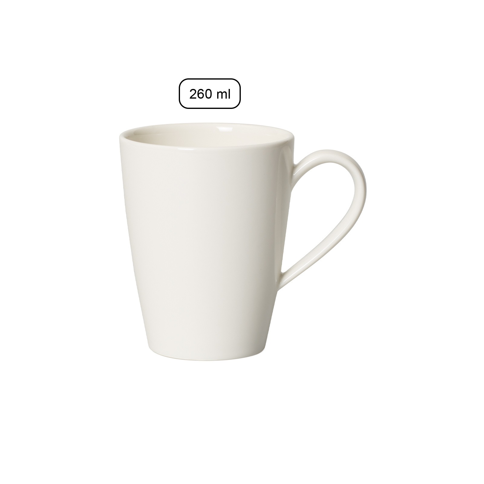 vivo Villeroy & Boch Group Becher "Kaffeebecher Basic White 260 ml 6er Set günstig online kaufen