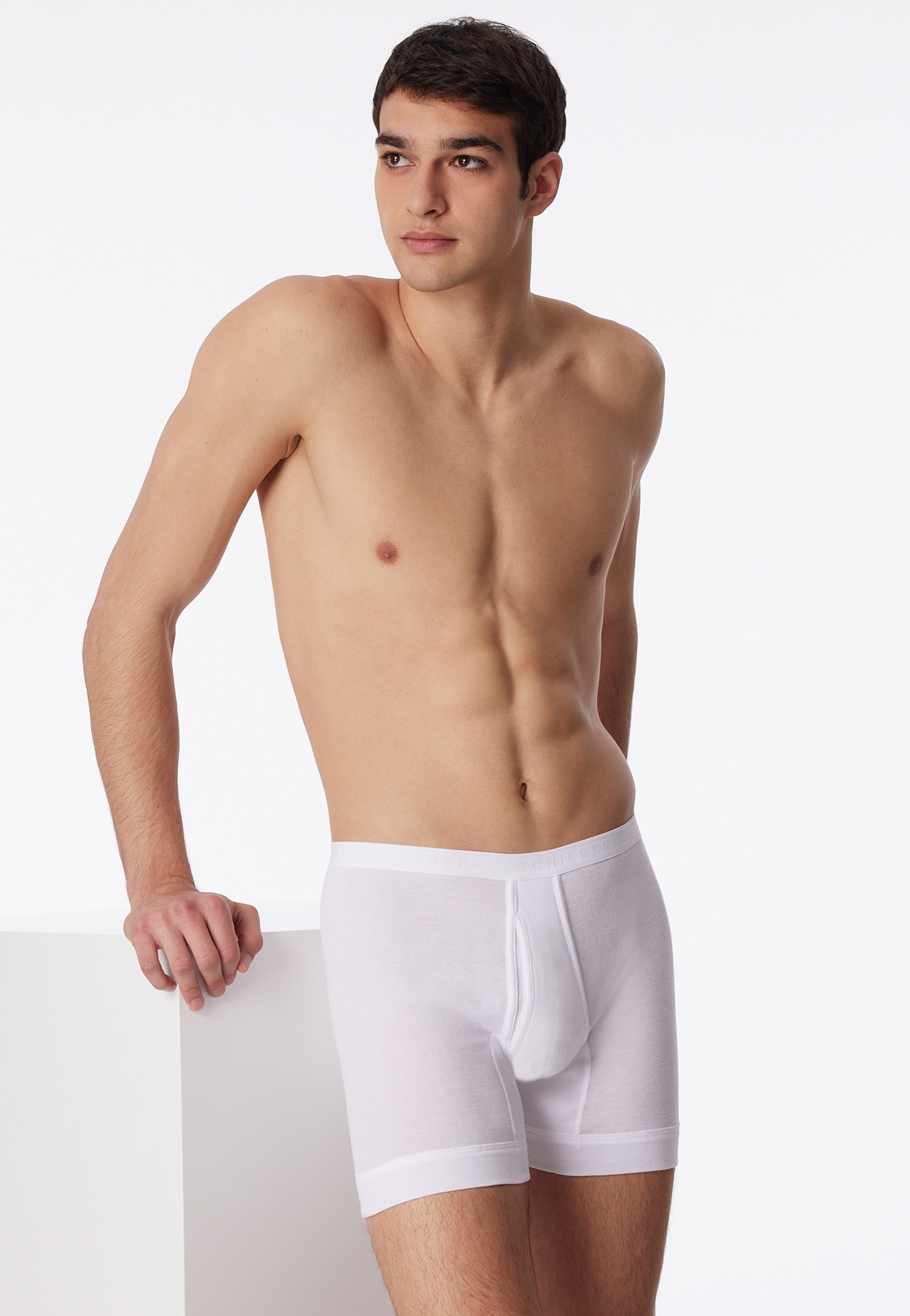 Schiesser Slip "Original Classiscs", mit Eingriff, Feinripp, ohne störende günstig online kaufen