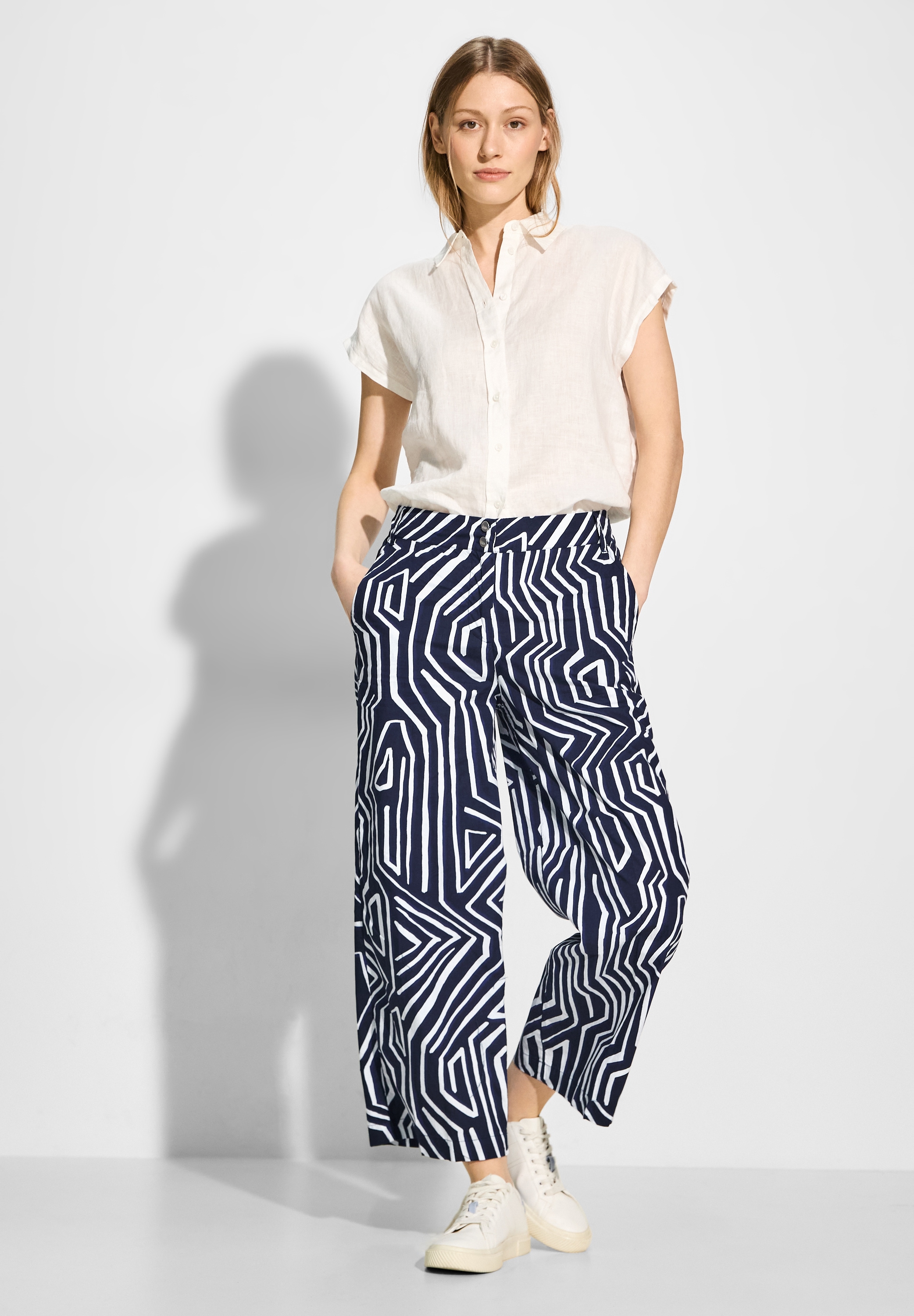 Cecil Stoffhose, High Waist