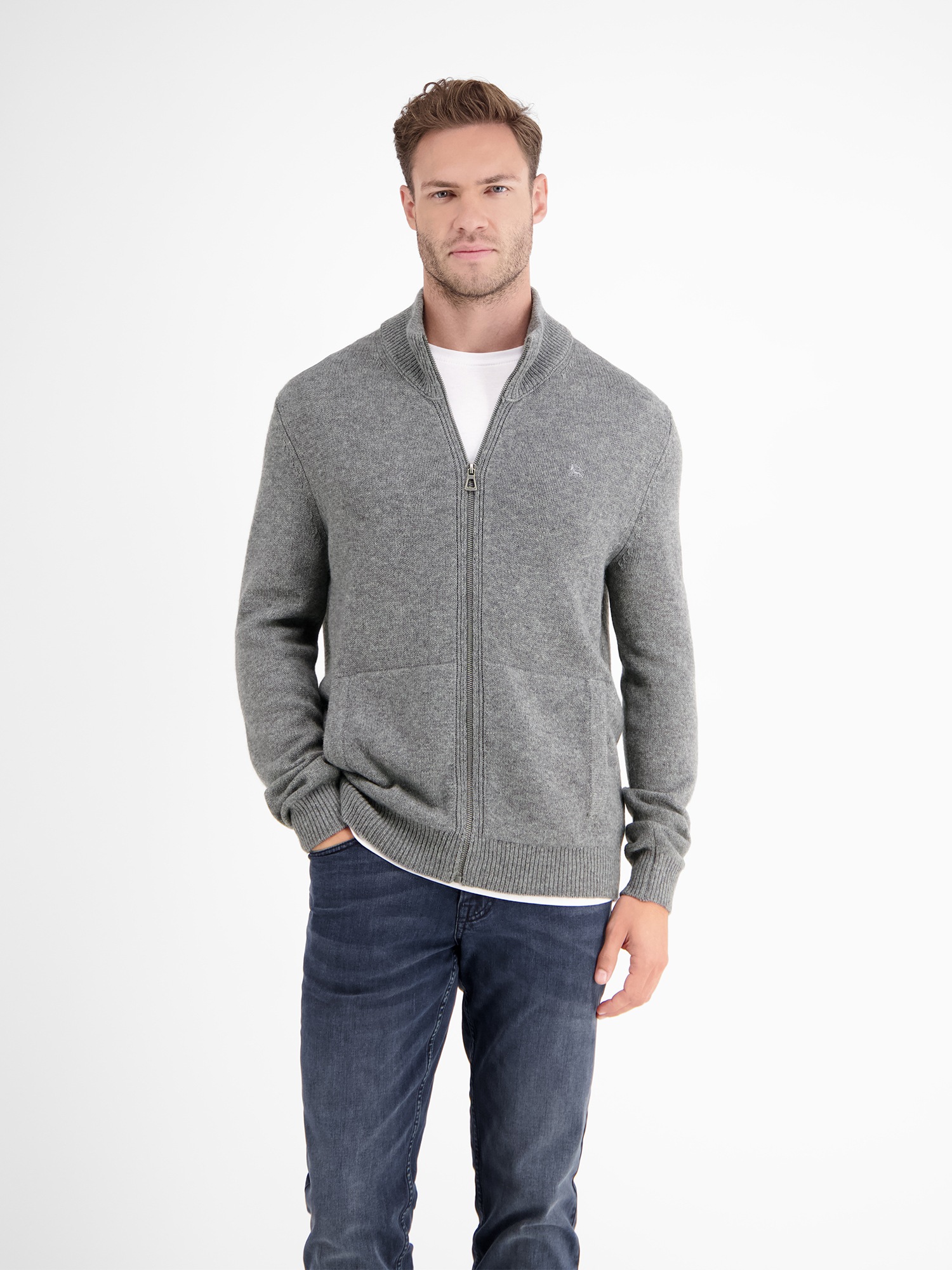 Thumbnail - LERROS Strickjacke "LERROS Schurwoll-Strickjacke mit Kaschmiranteil"