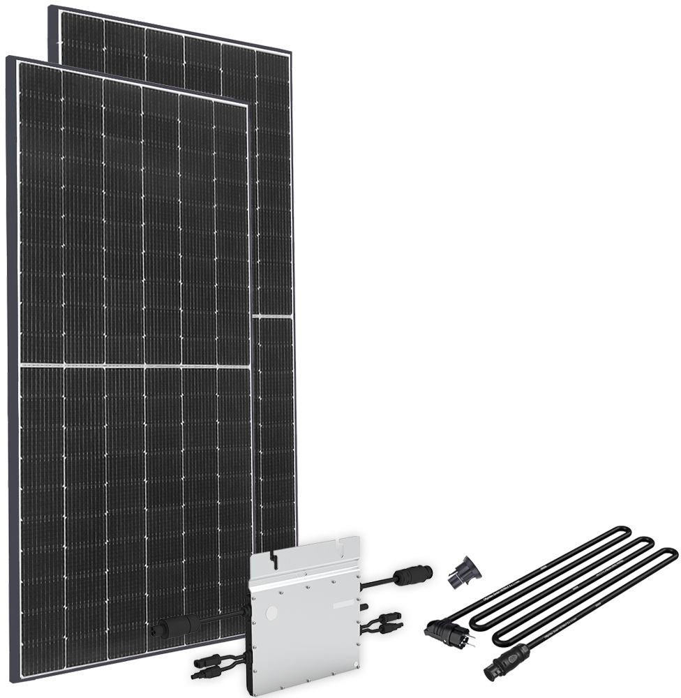 offgridtec Solaranlage "Solar-Direct 830W HM-800", Schukosteckdose, 5 m Anschlusskabel, ohne Halterung