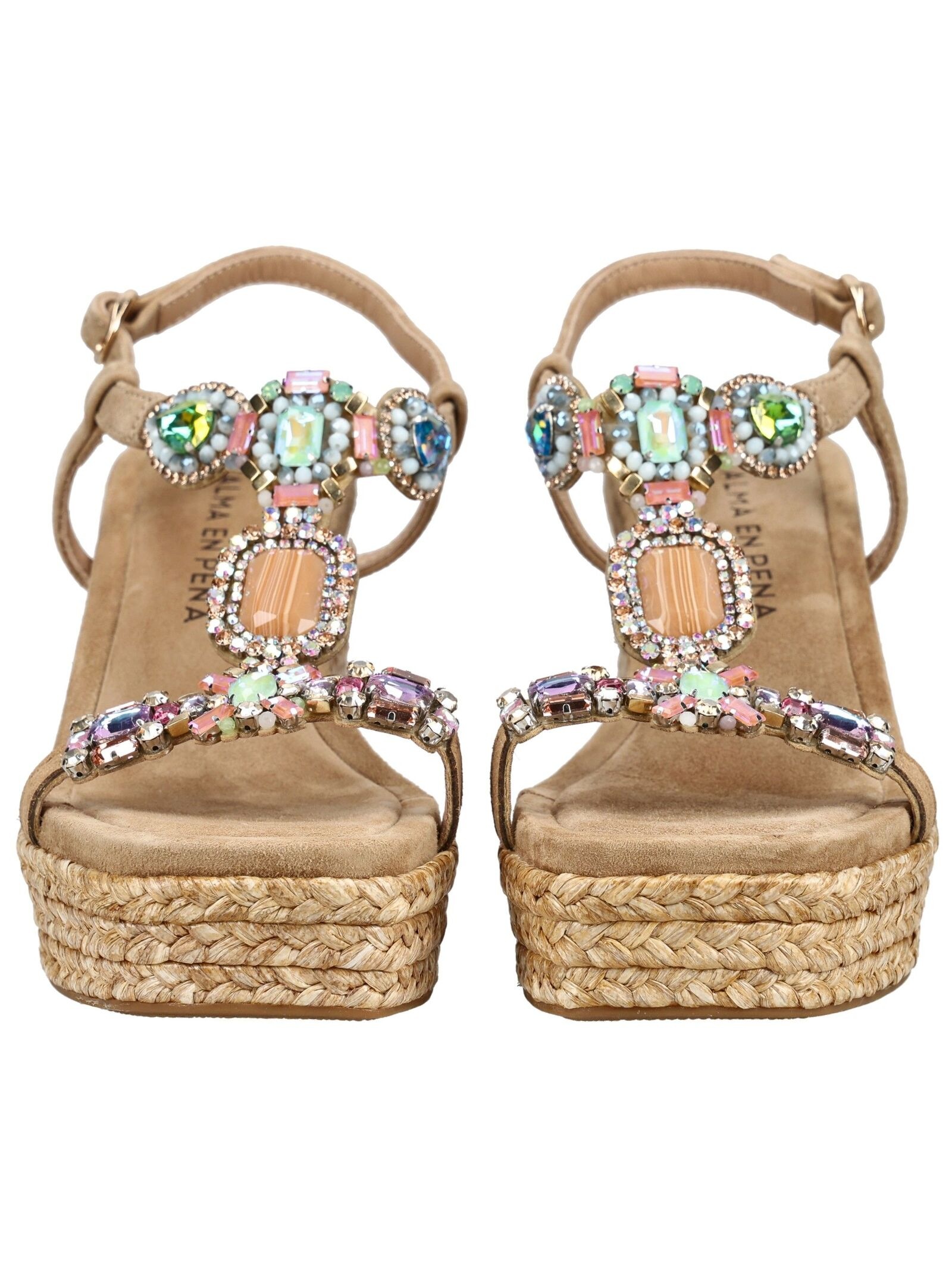 Alma en Pena Keilsandalette »ALMA EN PENA Sandalen Veloursleder/Textil«