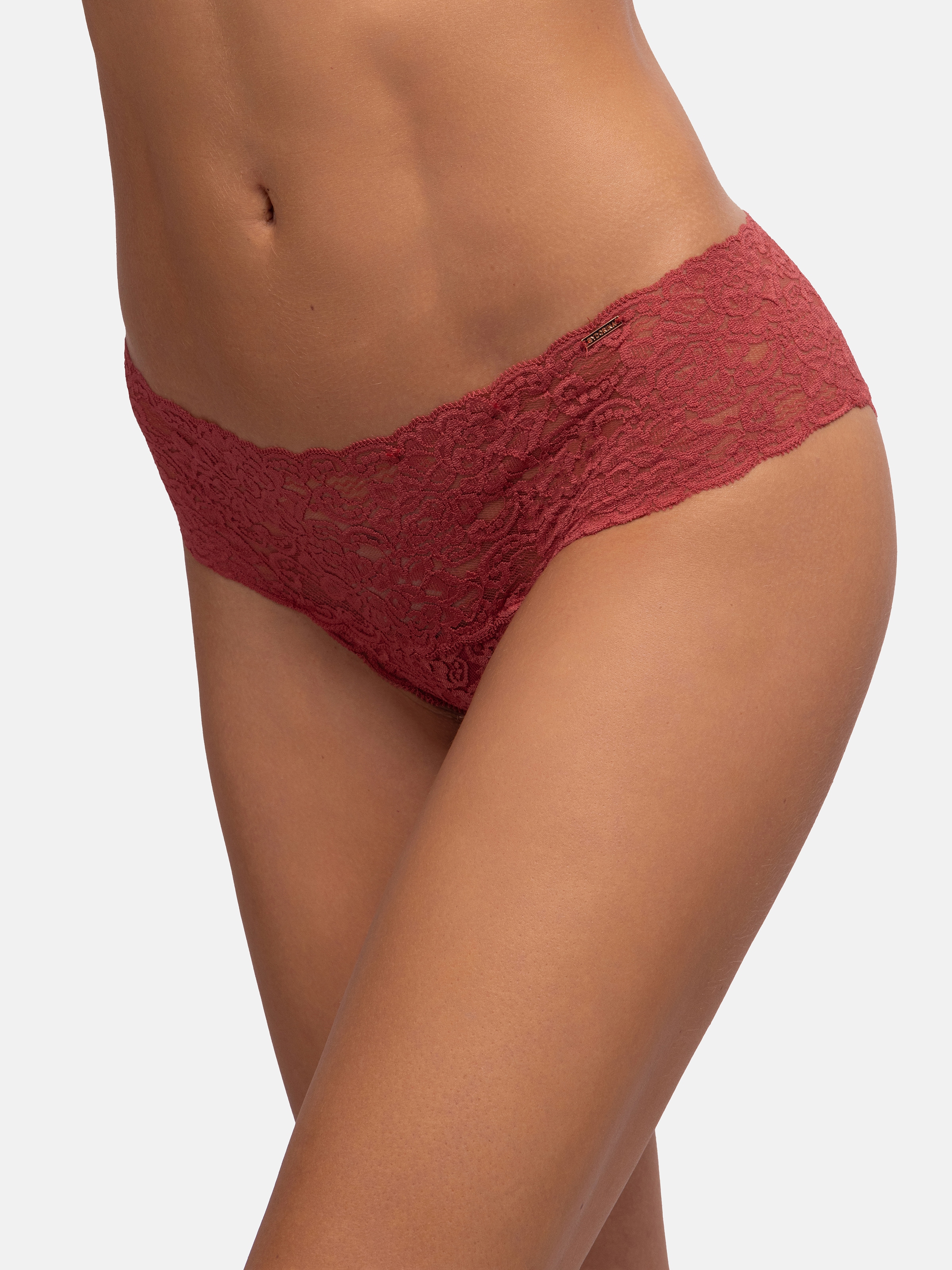 Dorina Slip »Lana«, (3er Pack), florale Spitze