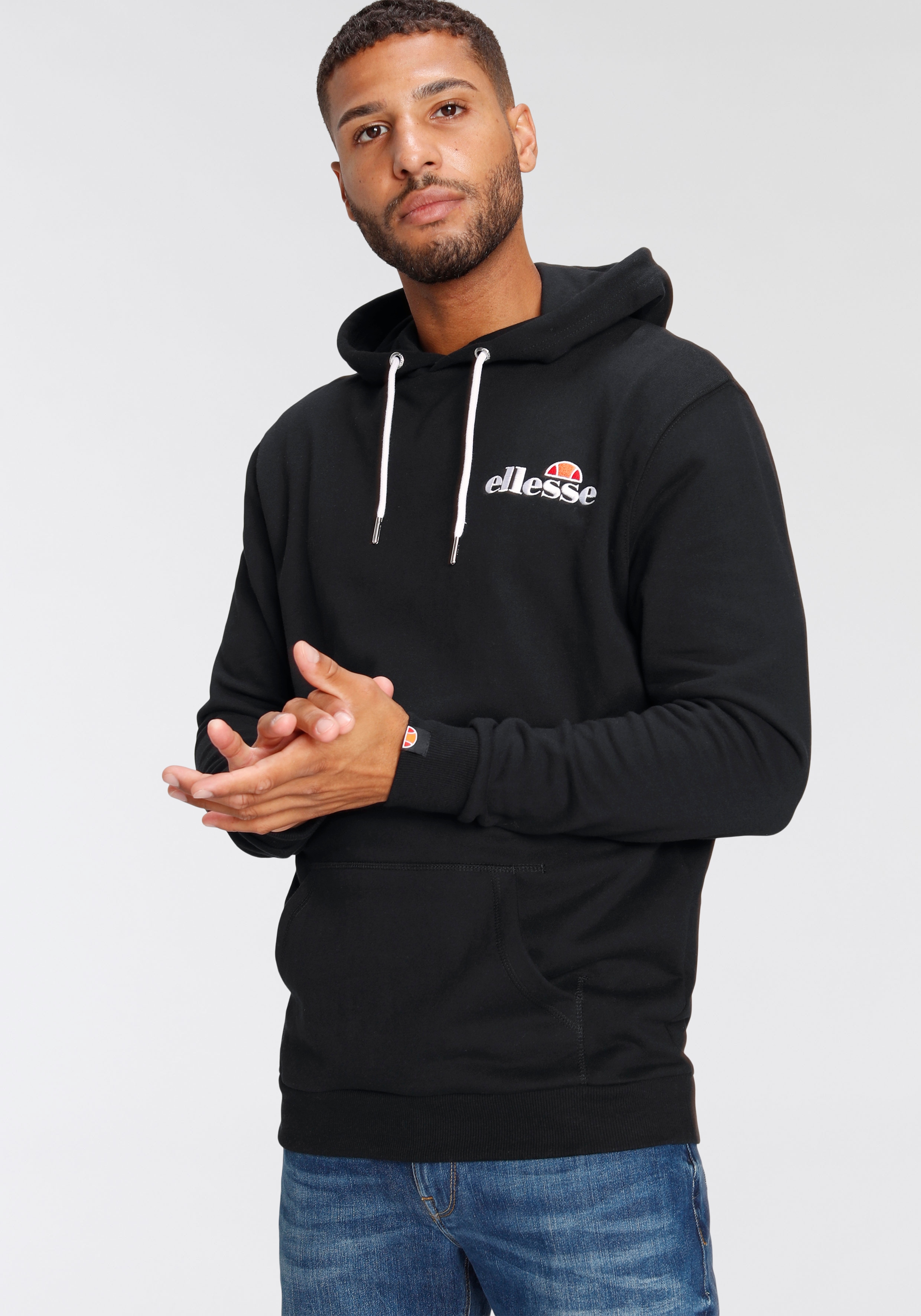 Ellesse Kapuzensweatshirt "Primero OH Hoody", mit Kapuze, hüftlange Länge, schmale Basic-Passform