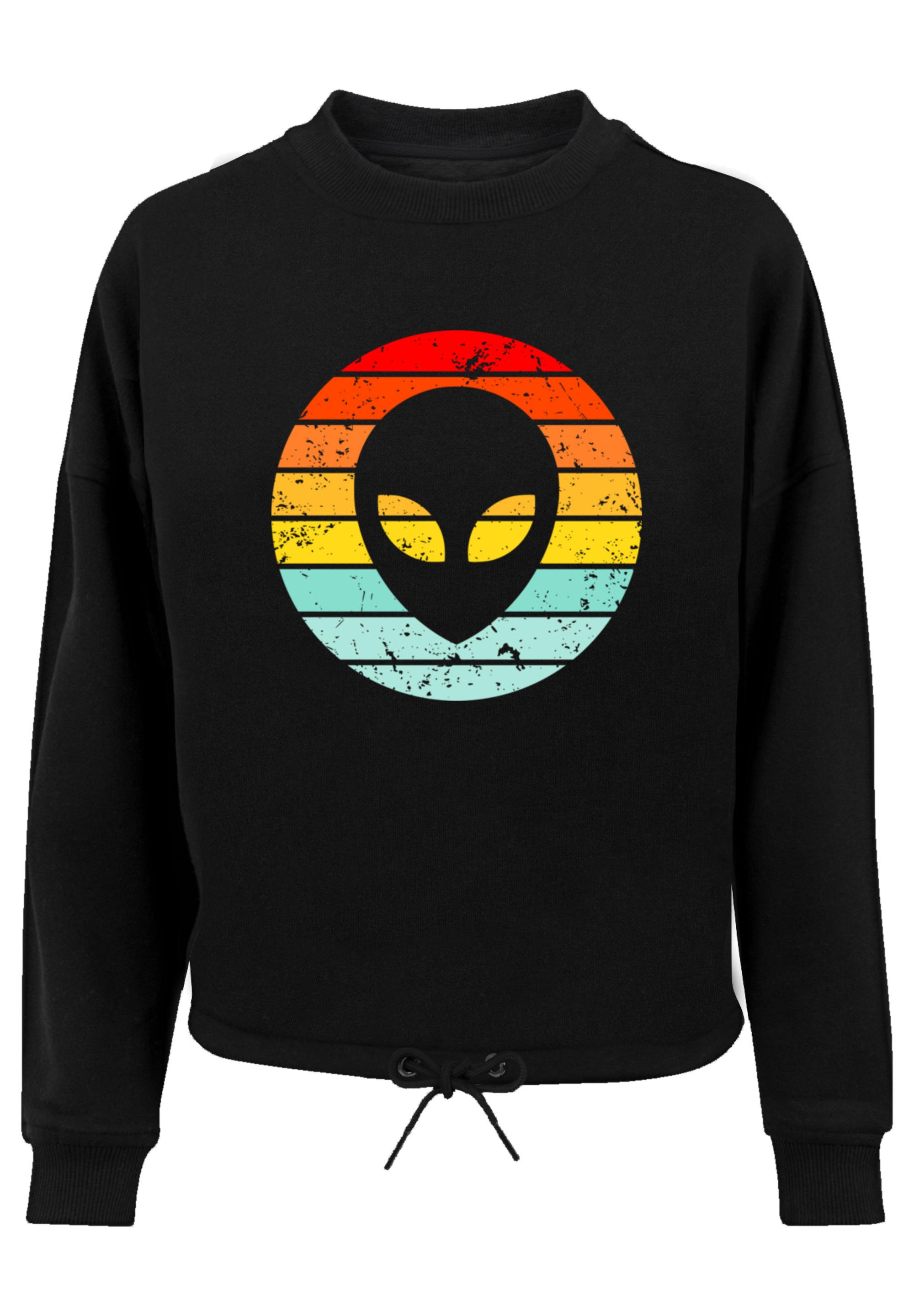 F4NT4STIC Sweatshirt »Alien Retro Sonnenuntergang«, Premium Qualität