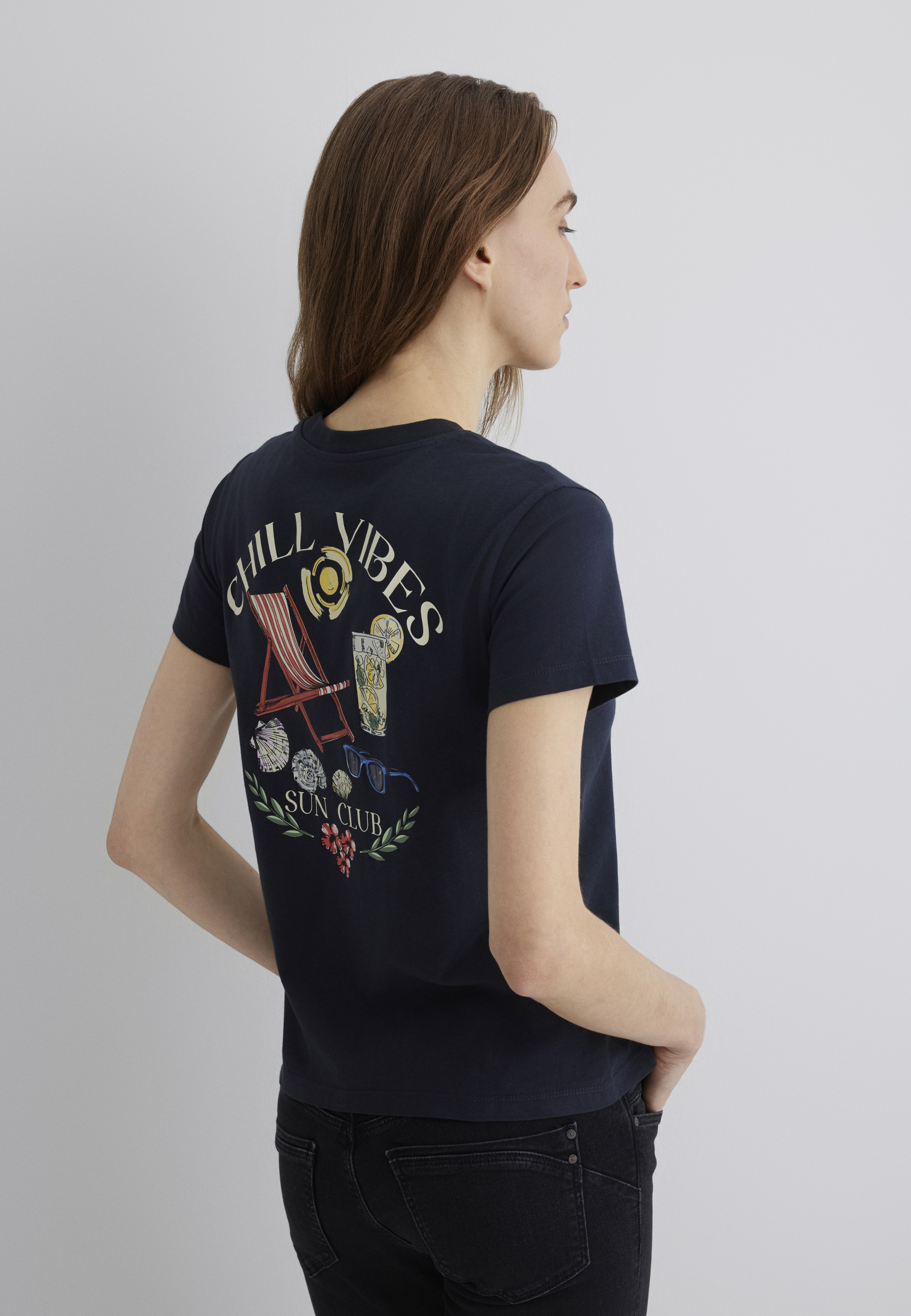 Mavi T-Shirt »BEACH PRINTED T-SHIRT«, Print T-Shirt